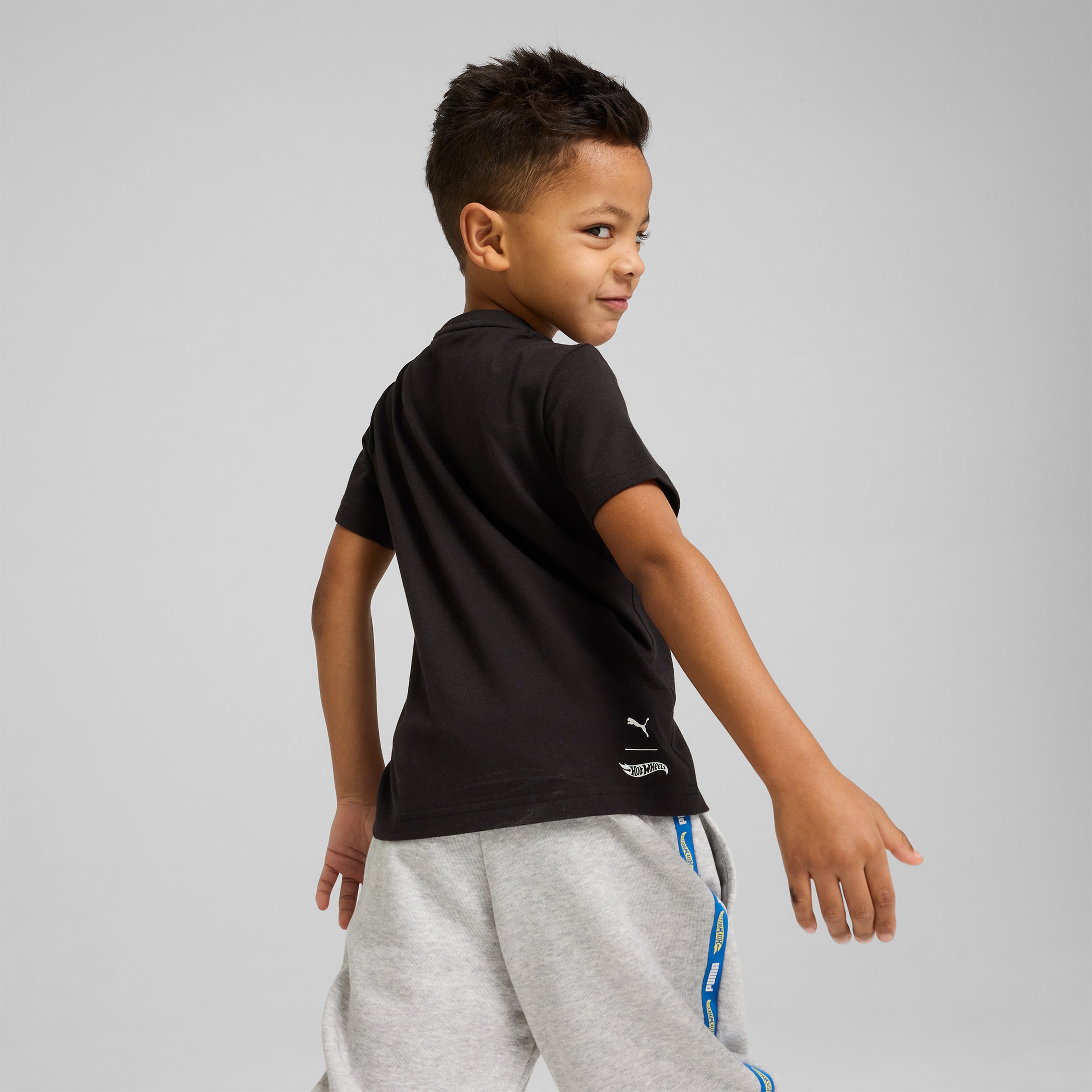 Puma Hot Wheels Graphic Çocuk Beyaz T-Shirt