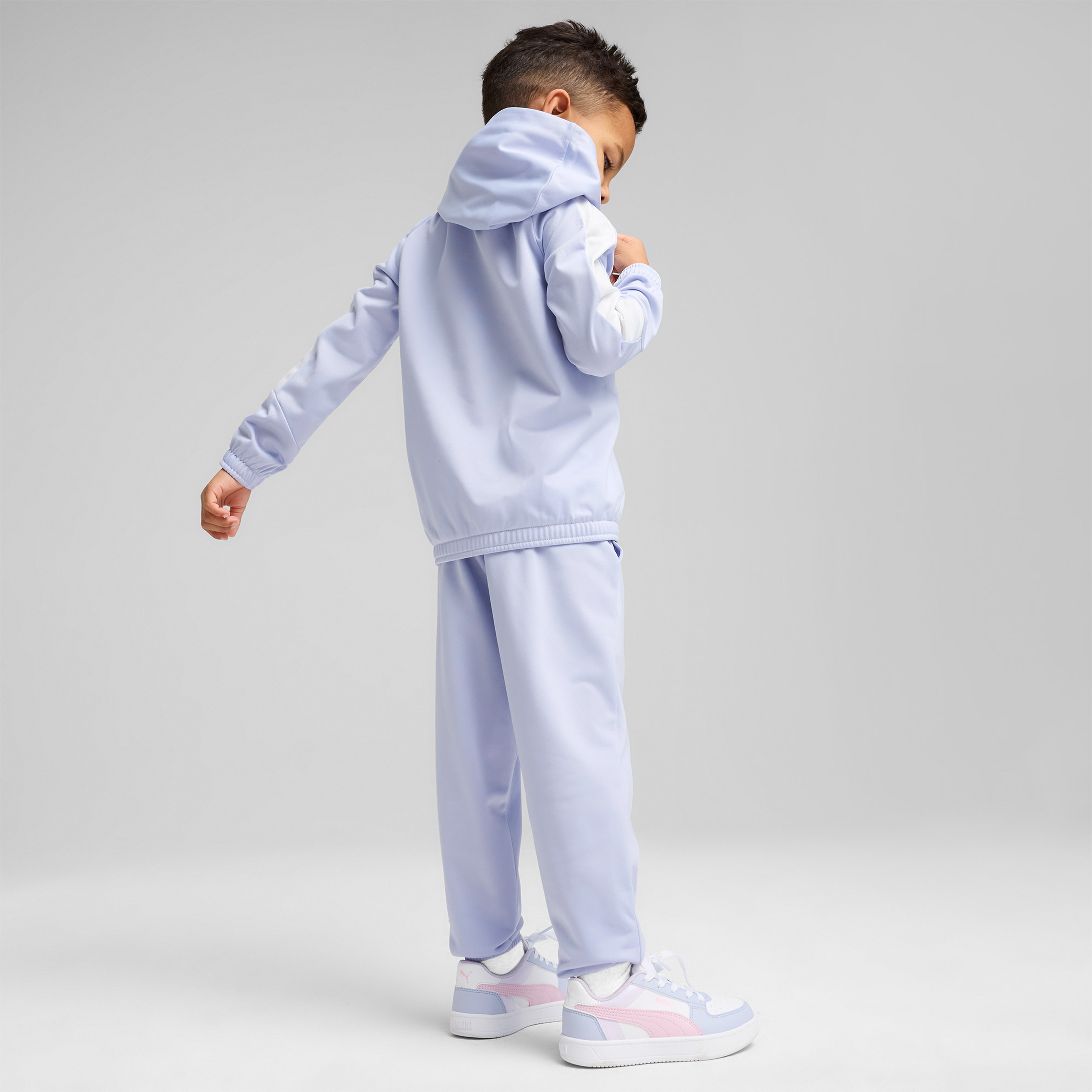 Puma Essentials No 1 Logo Poly Suit Çocuk Siyah Eşofman Altı