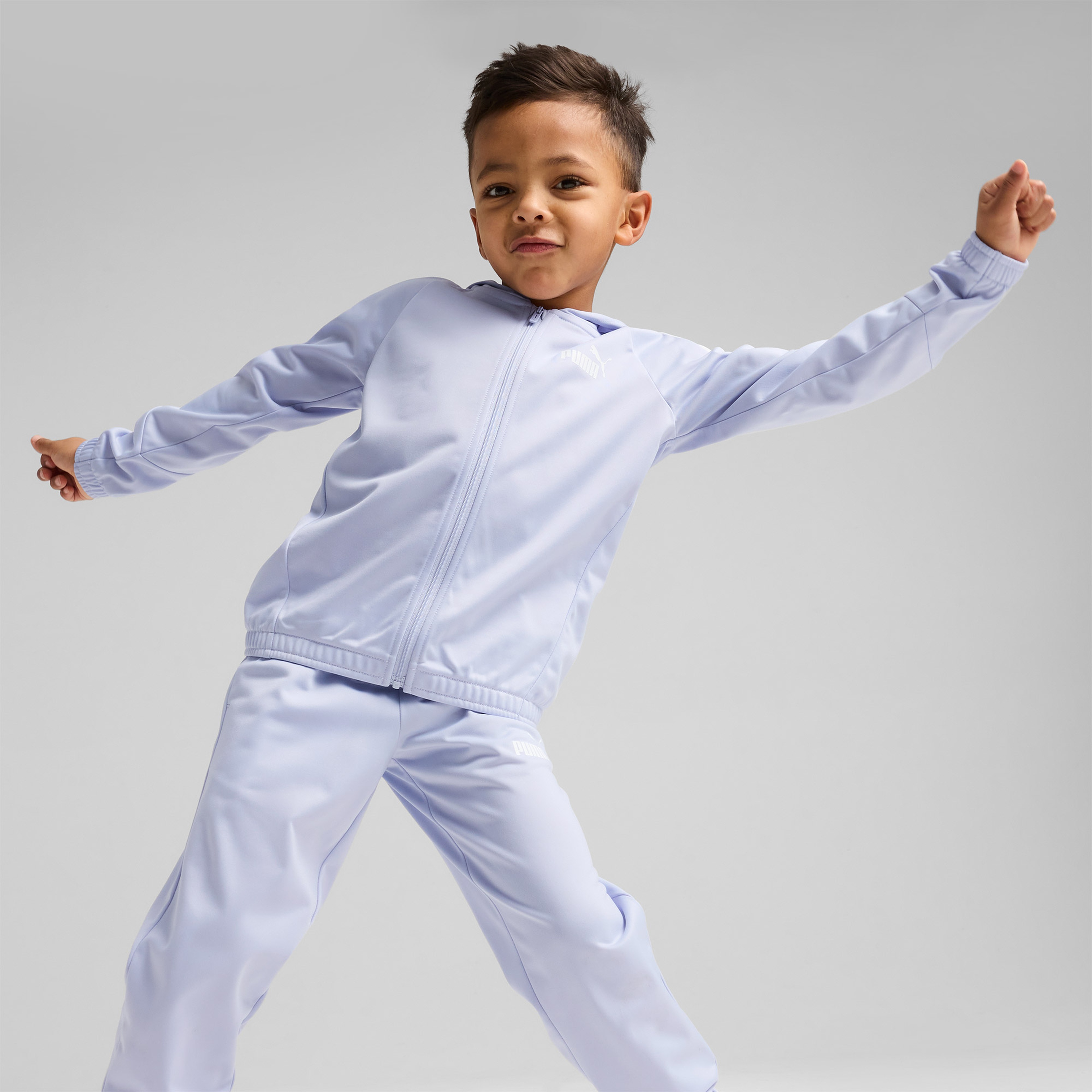 Puma Essentials No 1 Logo Poly Suit Çocuk Siyah Eşofman Altı