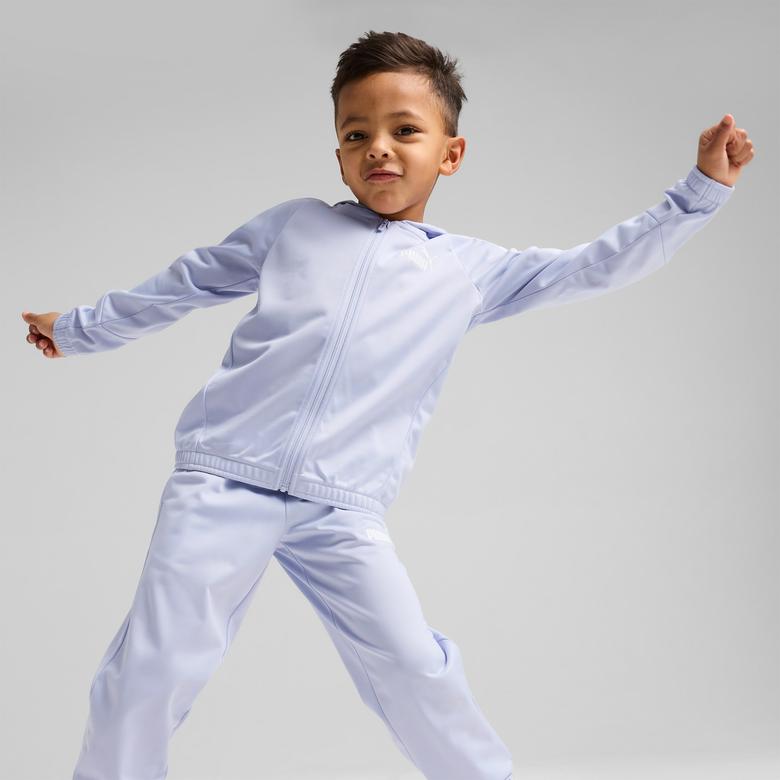 Puma Essentials No 1 Logo Poly Suit Çocuk Siyah Eşofman Altı