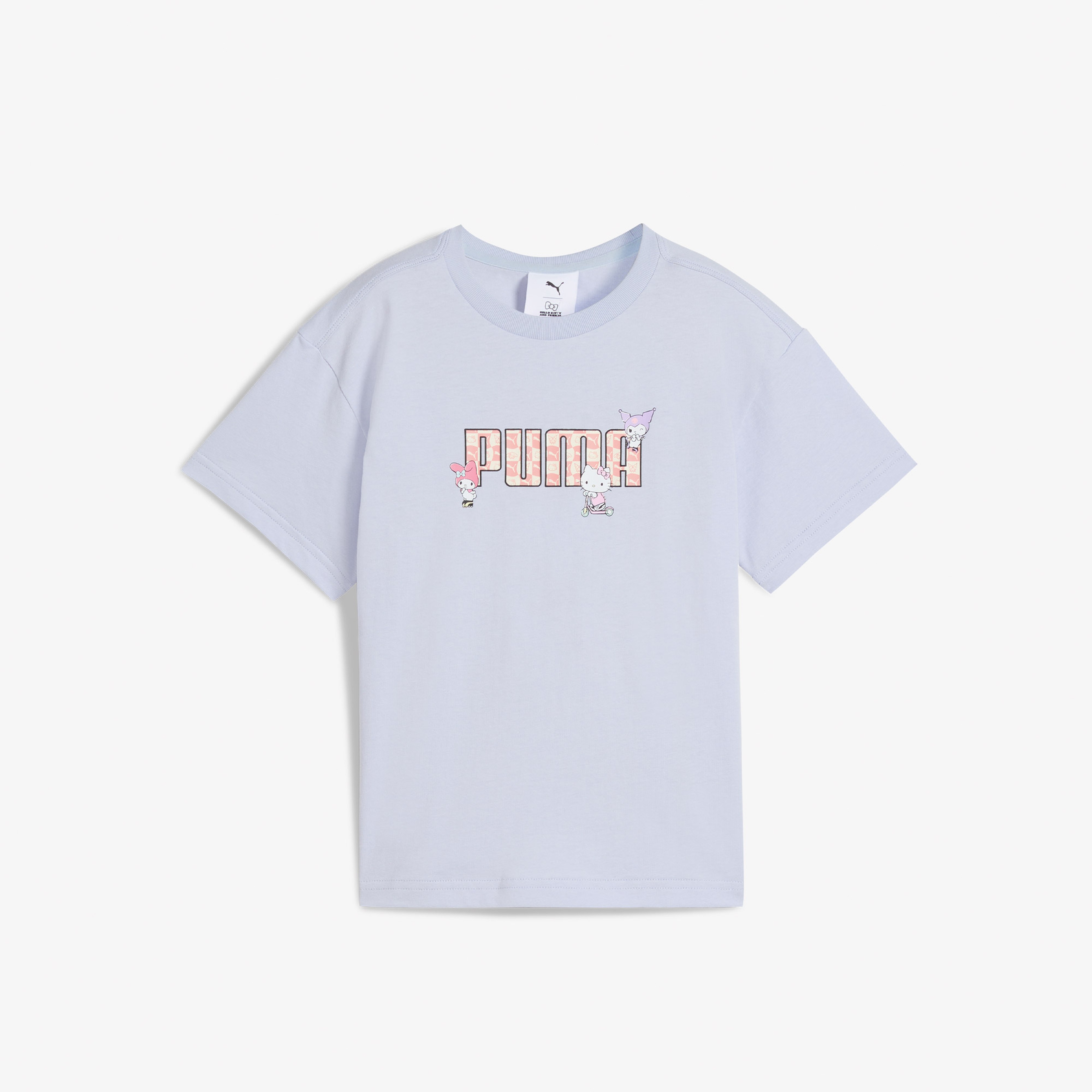 Puma Hello Kitty & Friends Graphic Çocuk Beyaz T-Shirt