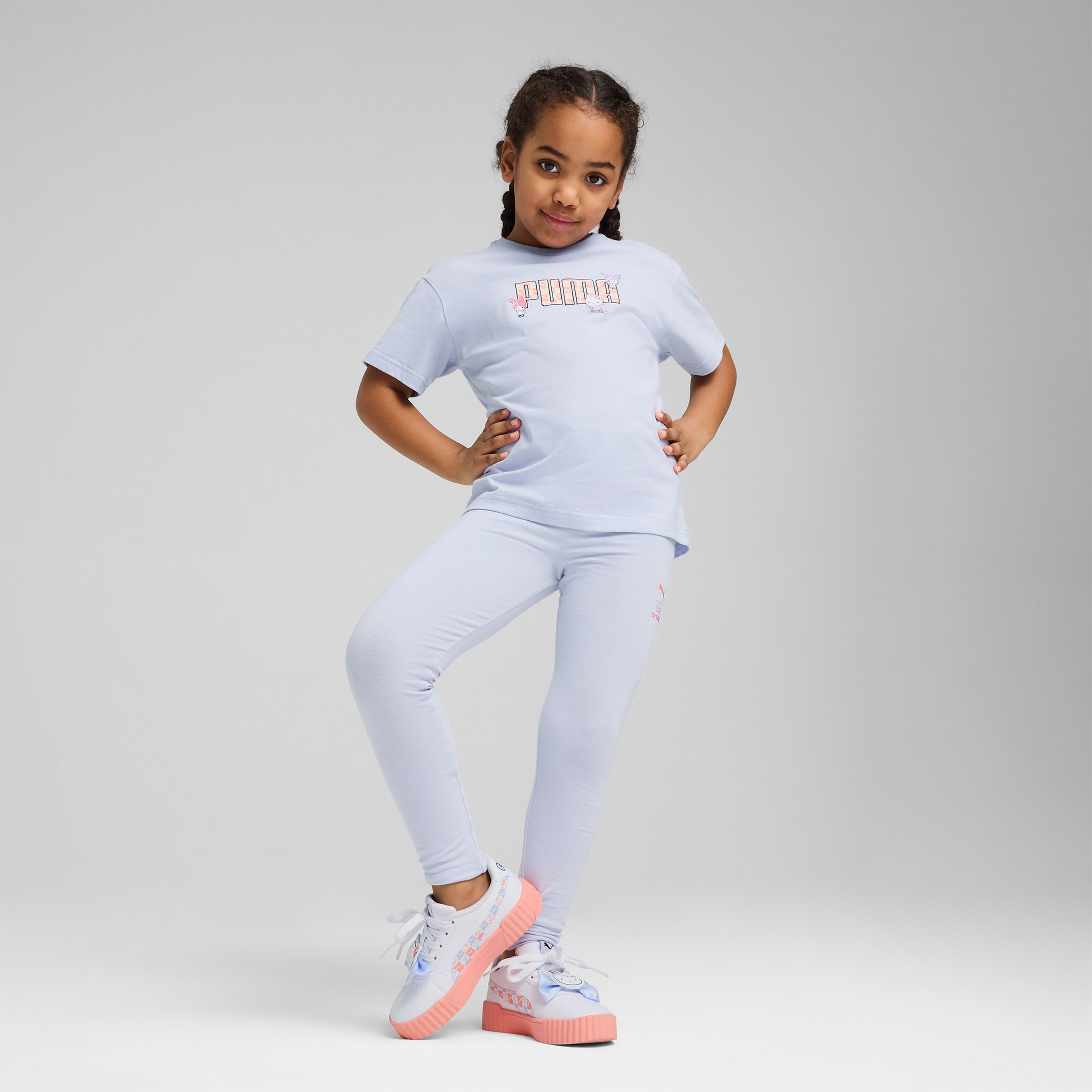 Puma Hello Kitty & Friends Graphic Çocuk Beyaz T-Shirt