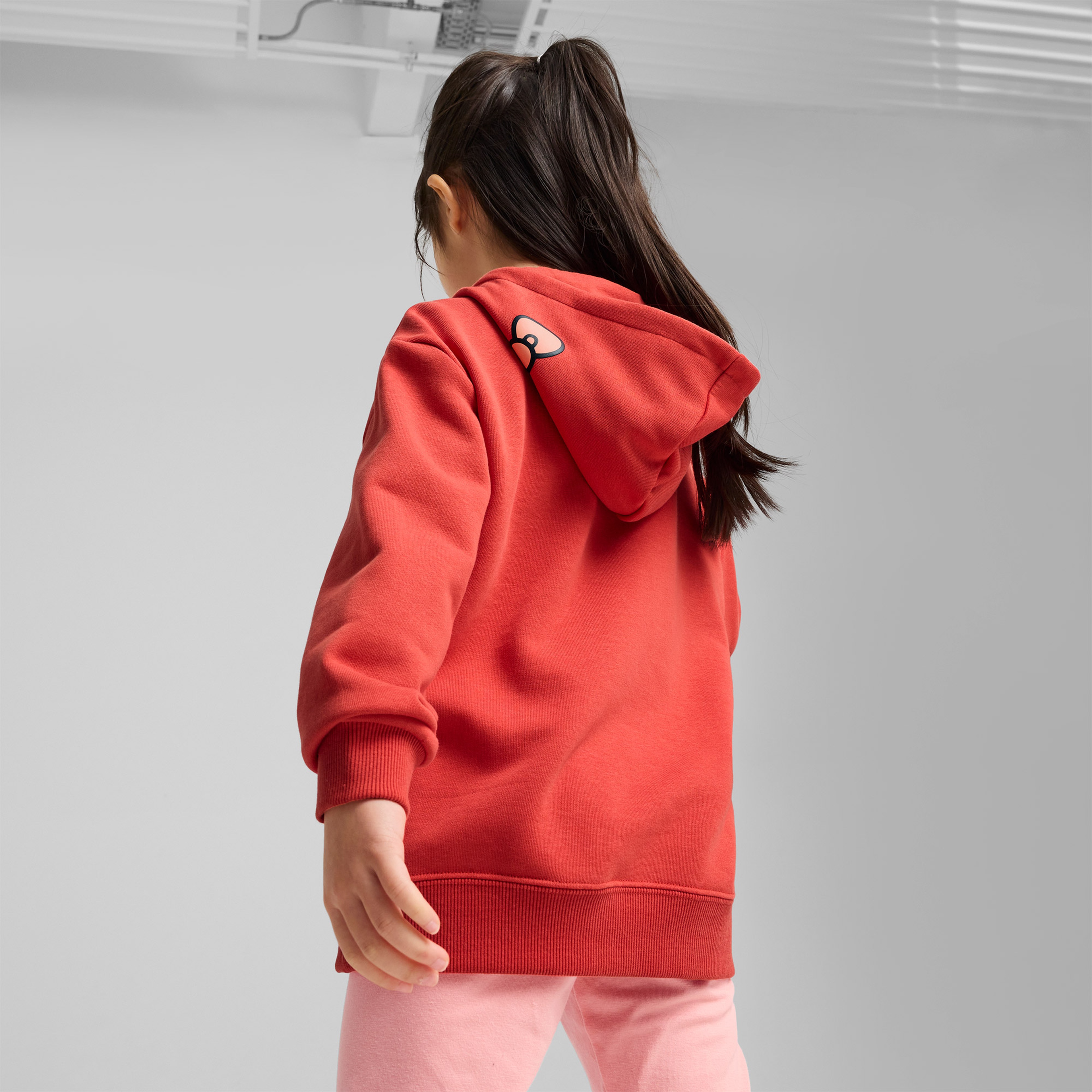 Puma Hello Kitty & Friends Graphic Çocuk Kırmızı Sweatshirt
