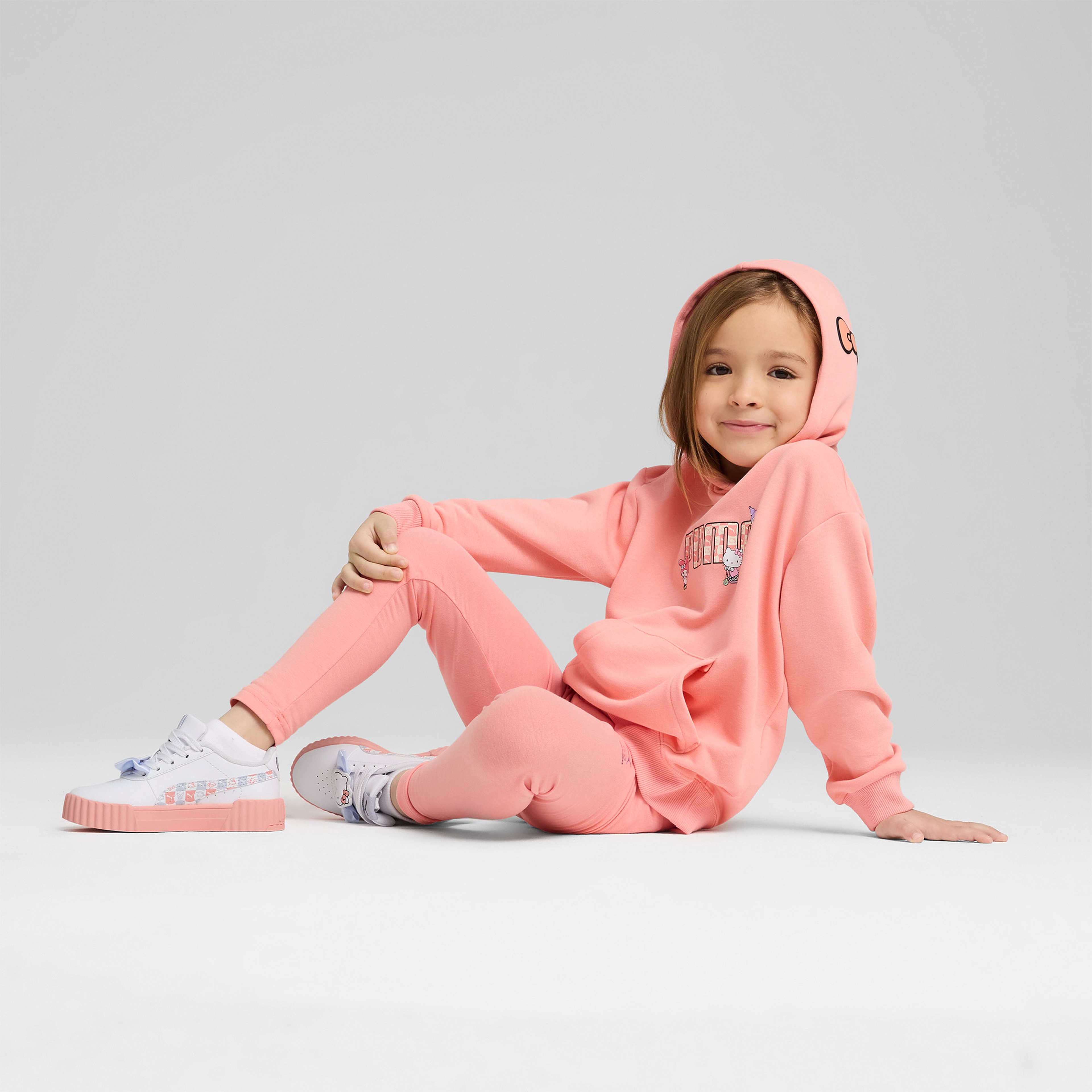 Puma Hello Kitty & Friends Graphic Çocuk Kırmızı Sweatshirt