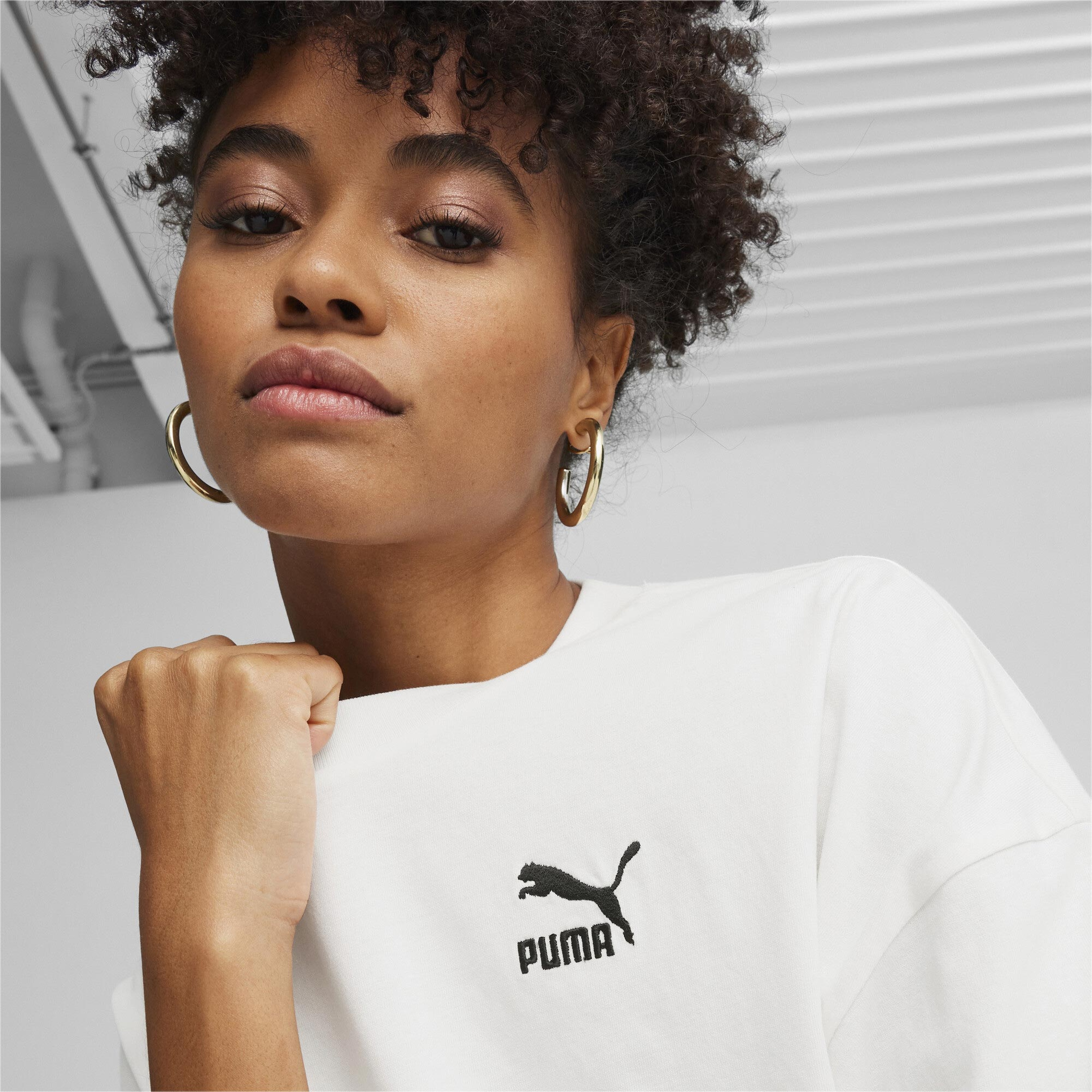 Puma Better Classics Kadın Beyaz T-Shirt