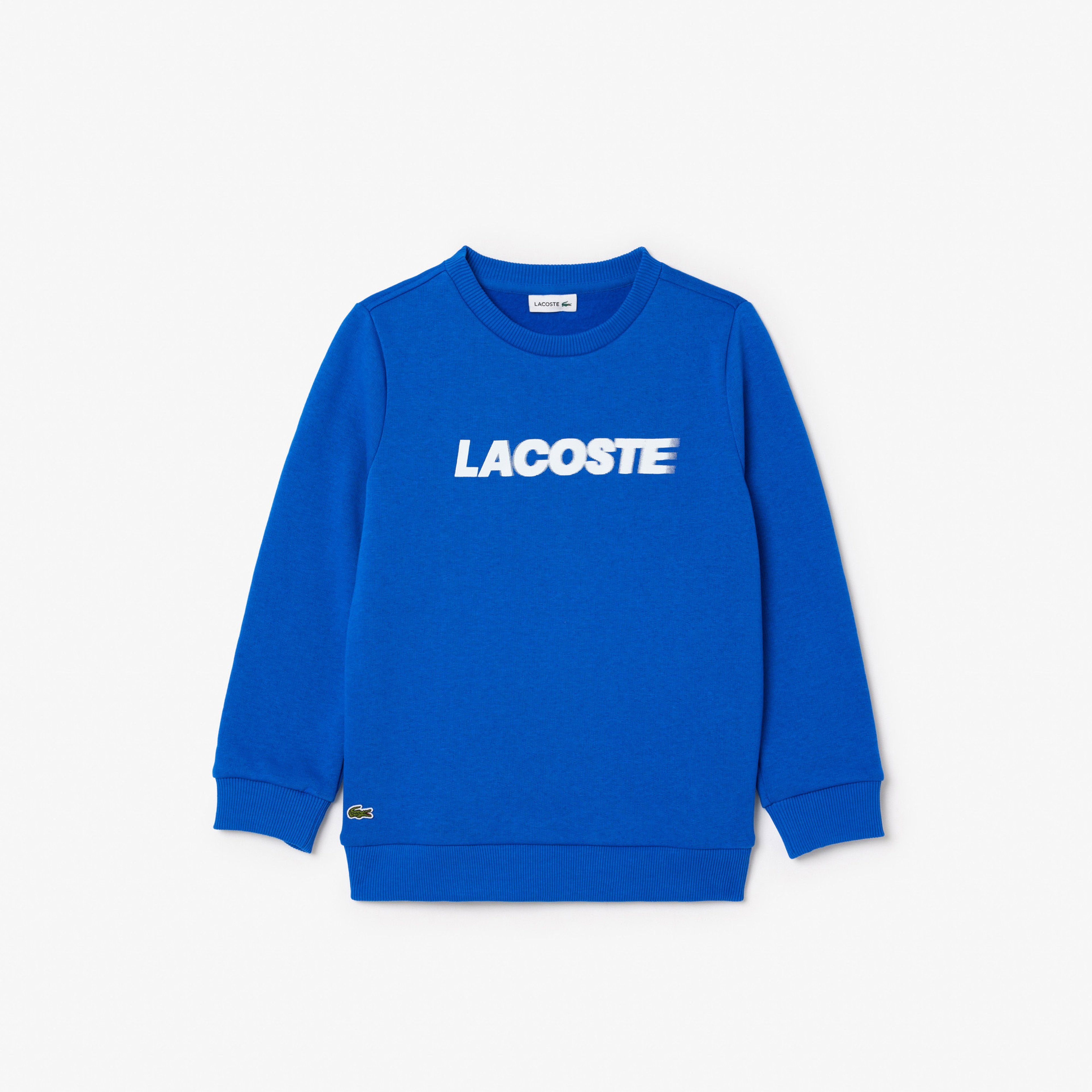 Lacoste Çocuk Baskılı Mavi Sweatshirt