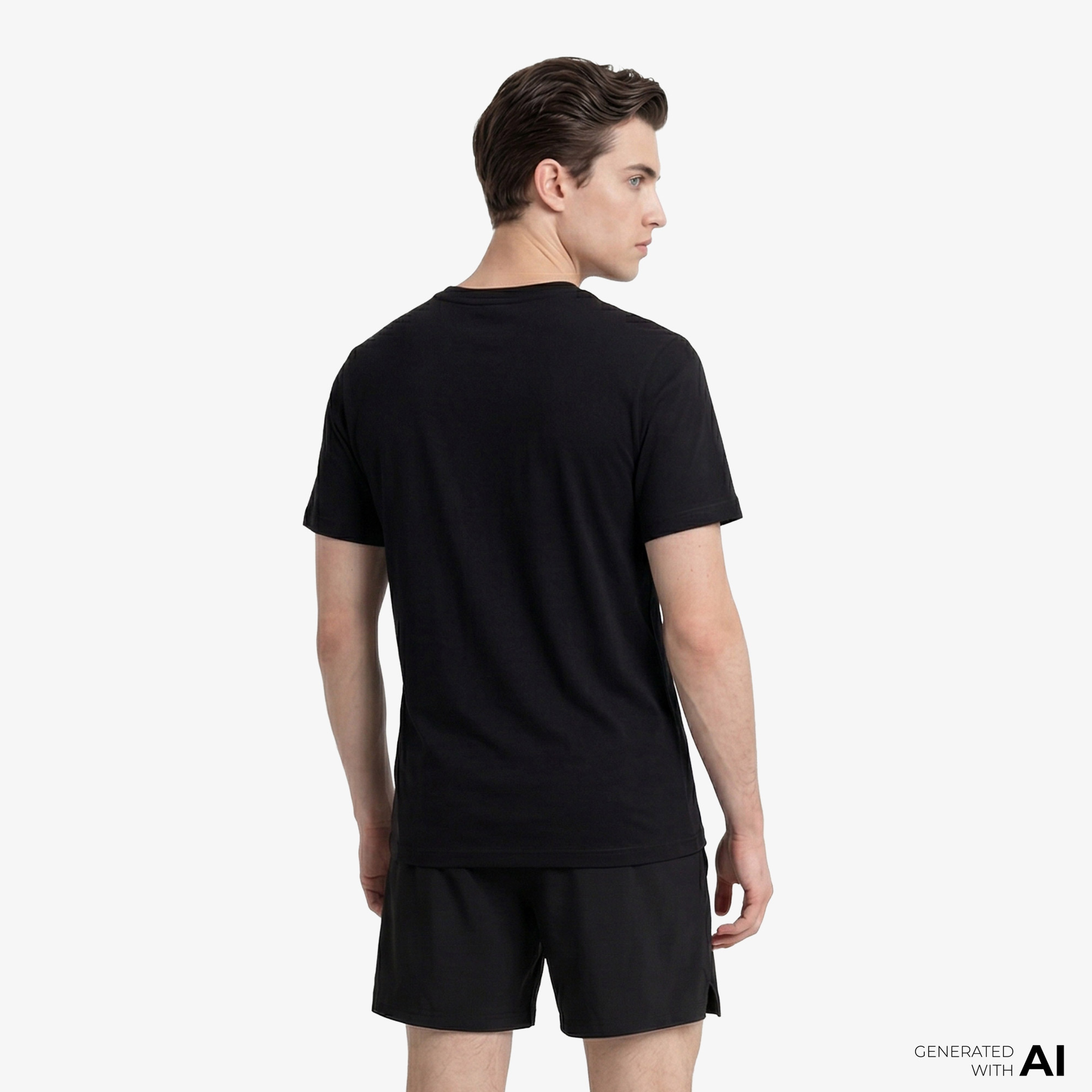 Puma Graphic Erkek Siyah T-Shirt