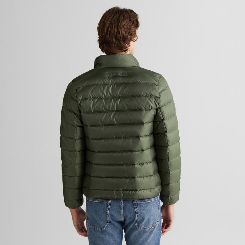 GANT Erkek Yeşil Regular Fit Dik Yaka Kaz Tüyü Mont