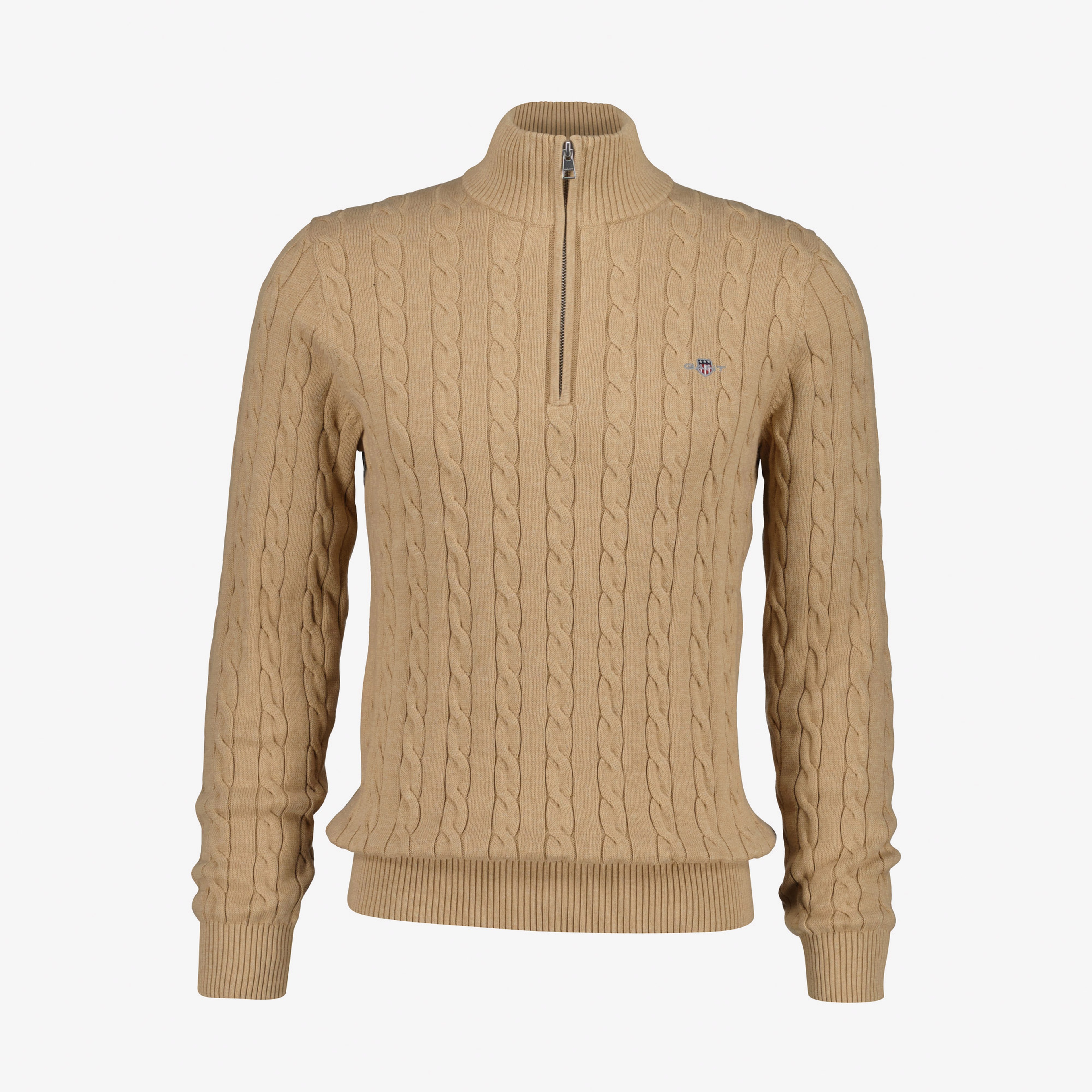 GANT Erkek Krem Regular Fit Örgü Kazak