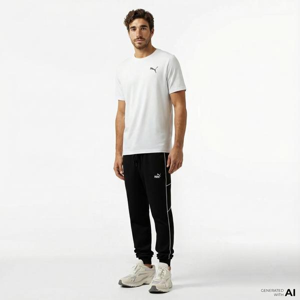 Puma  Sport Sweat Tr Cl Erkek Siyah Eşofman Altı