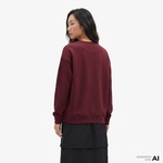 Puma Essential Small Logo Relaxed Crew Kadın Kırmızı Sweatshirt