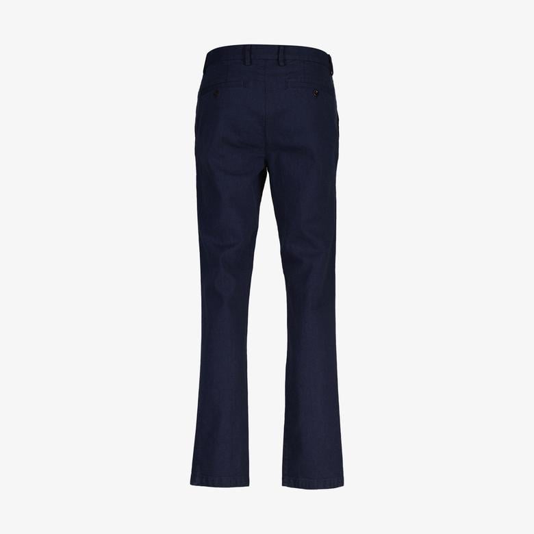 GANT Erkek Lacivert Slim Fit Casual Herringbone Pantolon
