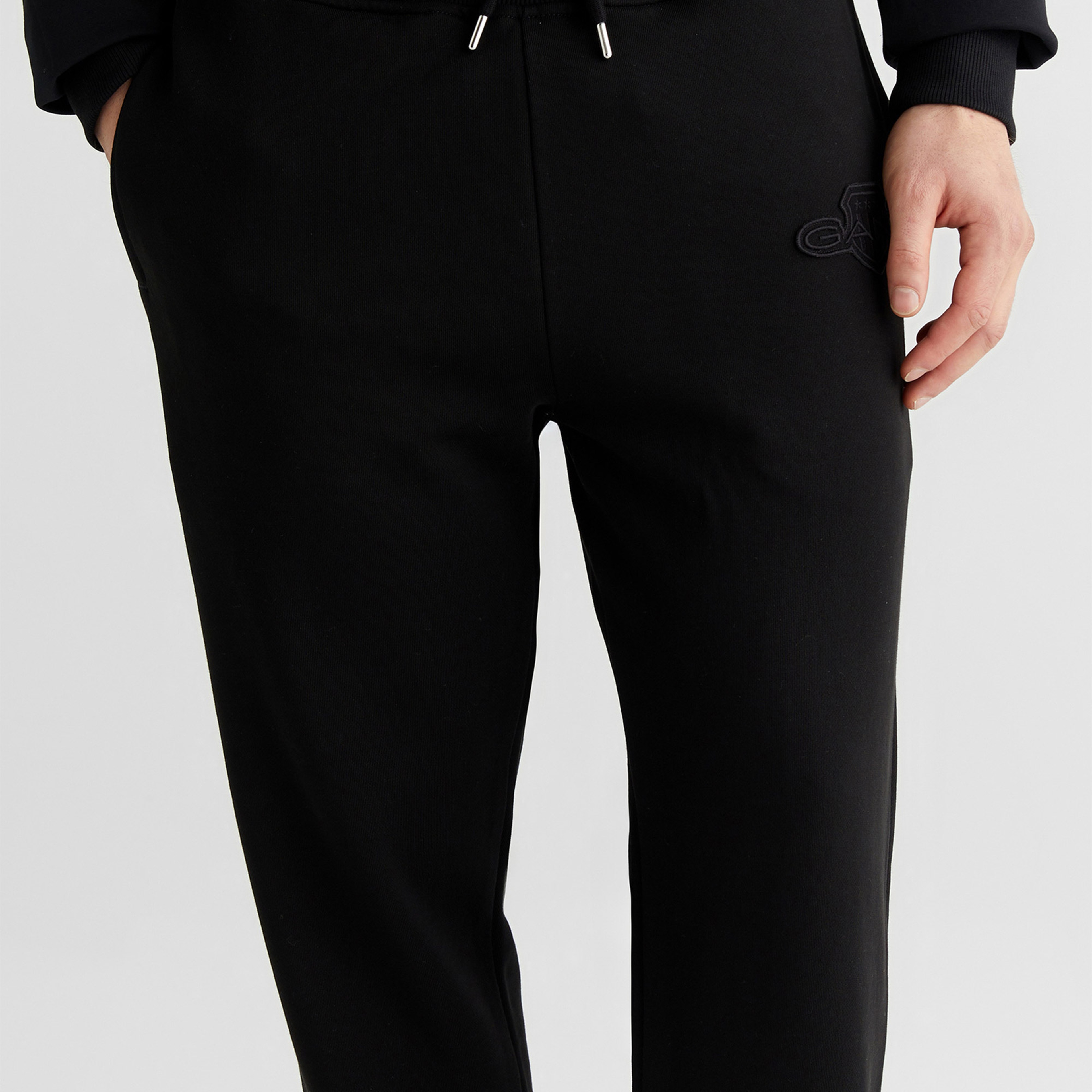 GANT Erkek Siyah Regular Fit Eşofman Altı