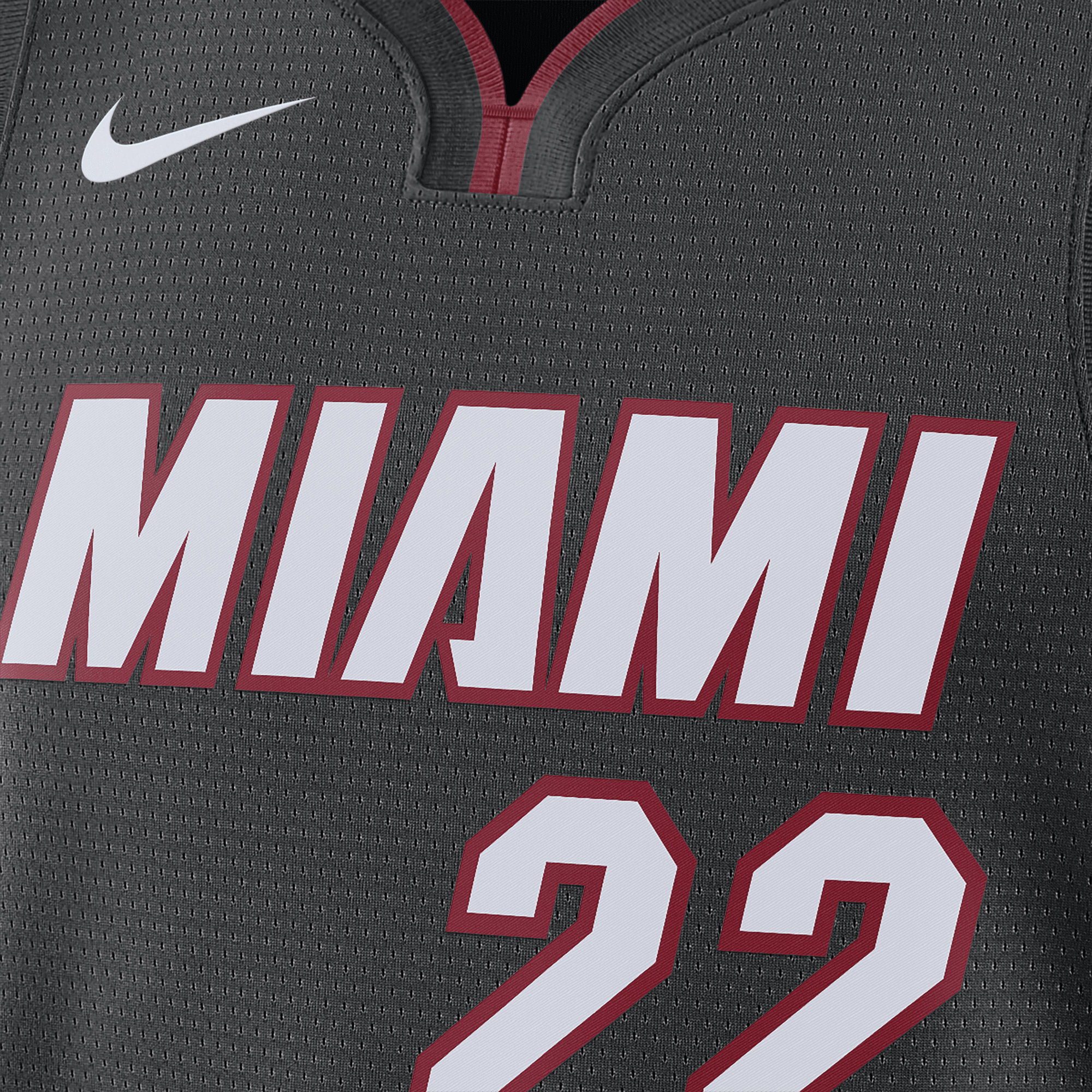 Nike Miami Heat Icon Erkek Siyah Basketbol Forması