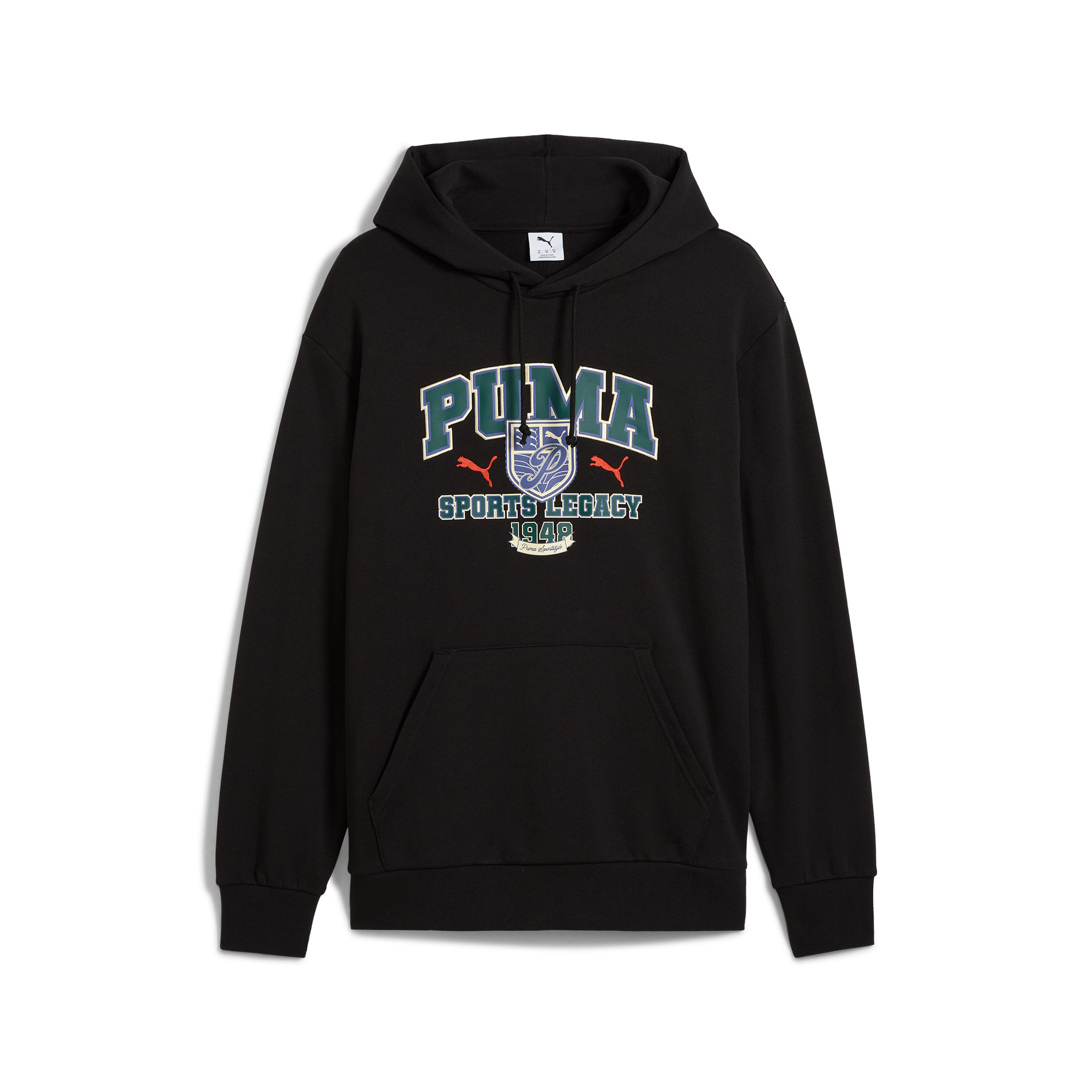 Puma Sports Legacy Graphic Erkek Siyah Sweatshirt