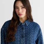GANT Kadın Mavi Regular Fit Kot Ceket