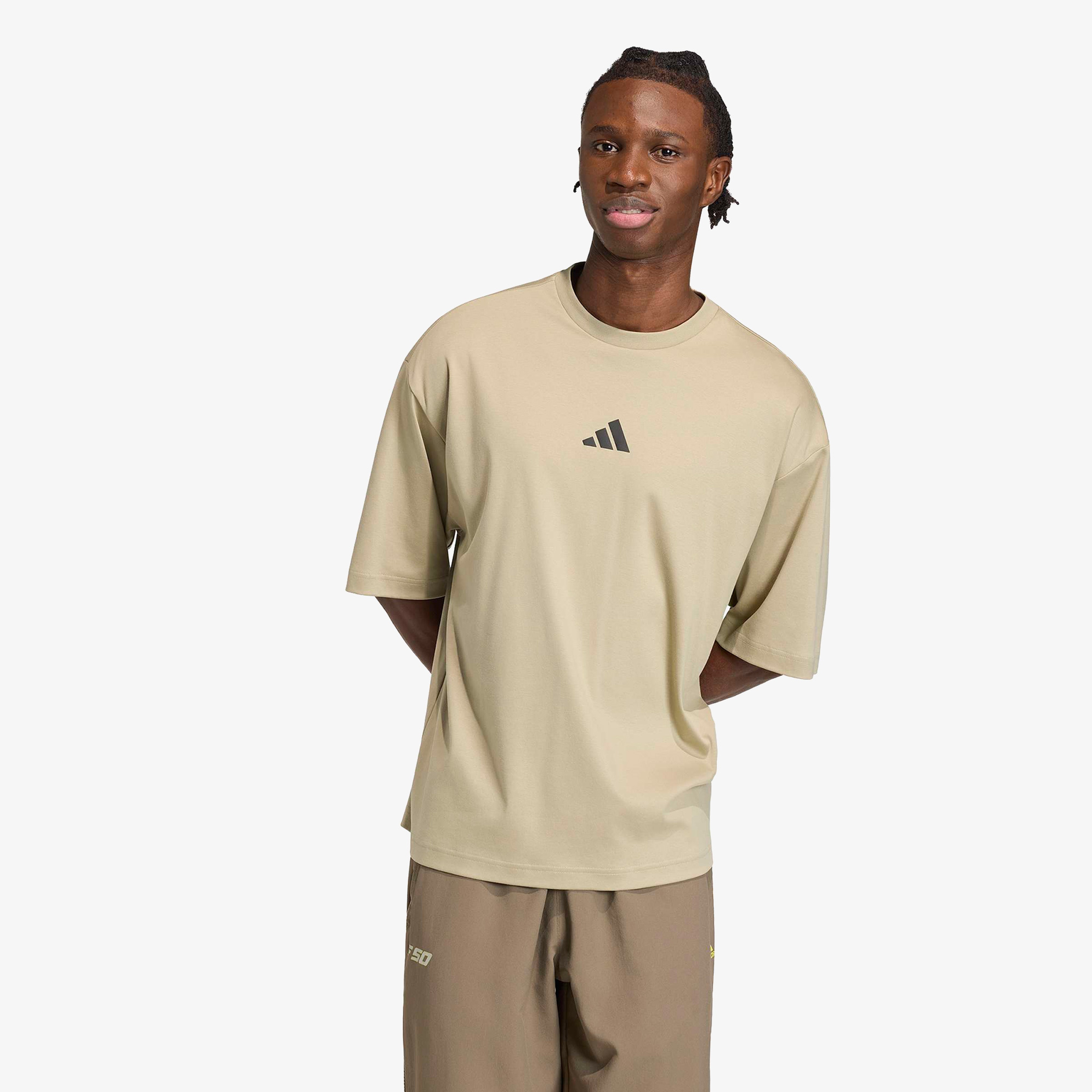 adidas City Tech Erkek Bej T-Shirt