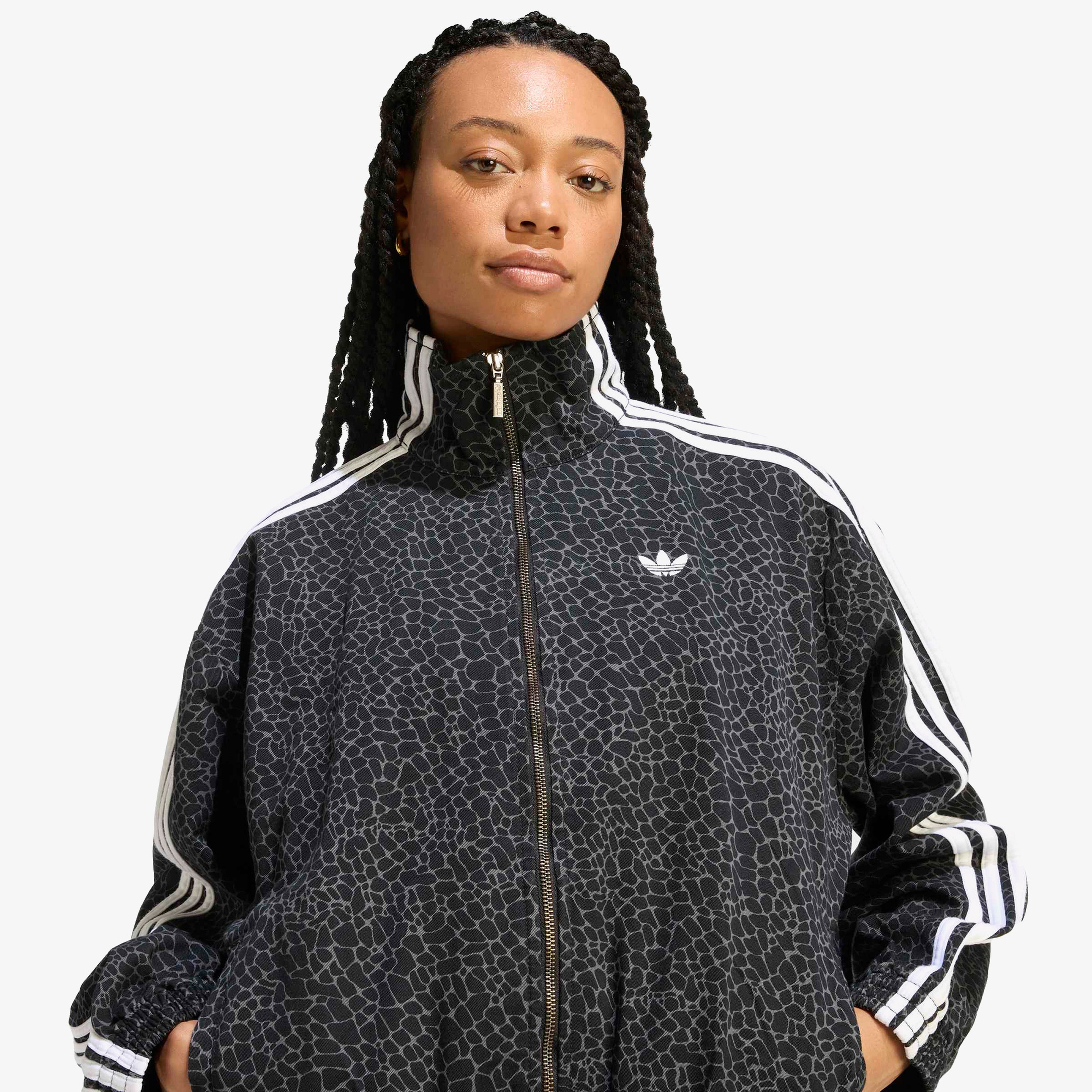 adidas Firebird Denim Kadın Siyah Ceket