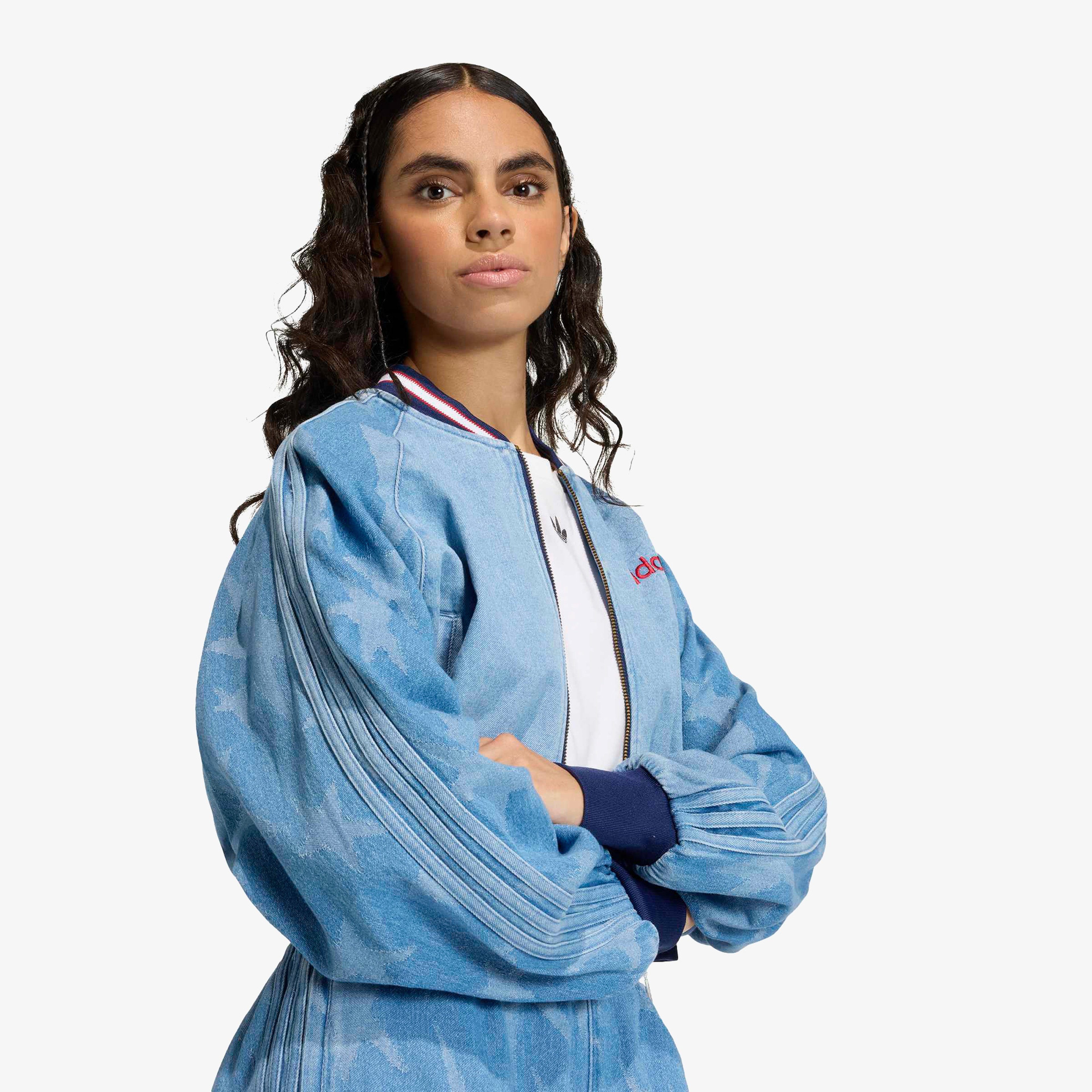 adidas Varsity Kadın Mavi Ceket
