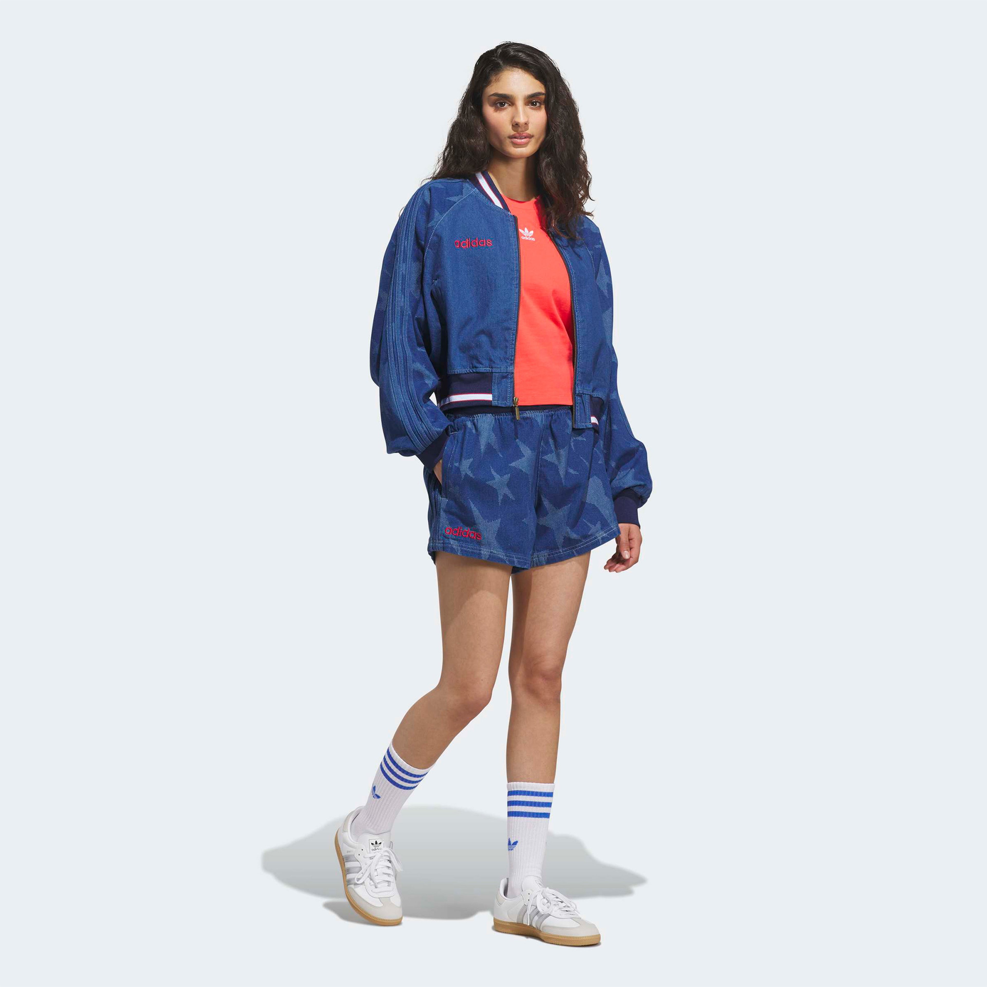 adidas Varsity Kadın Mavi Şort