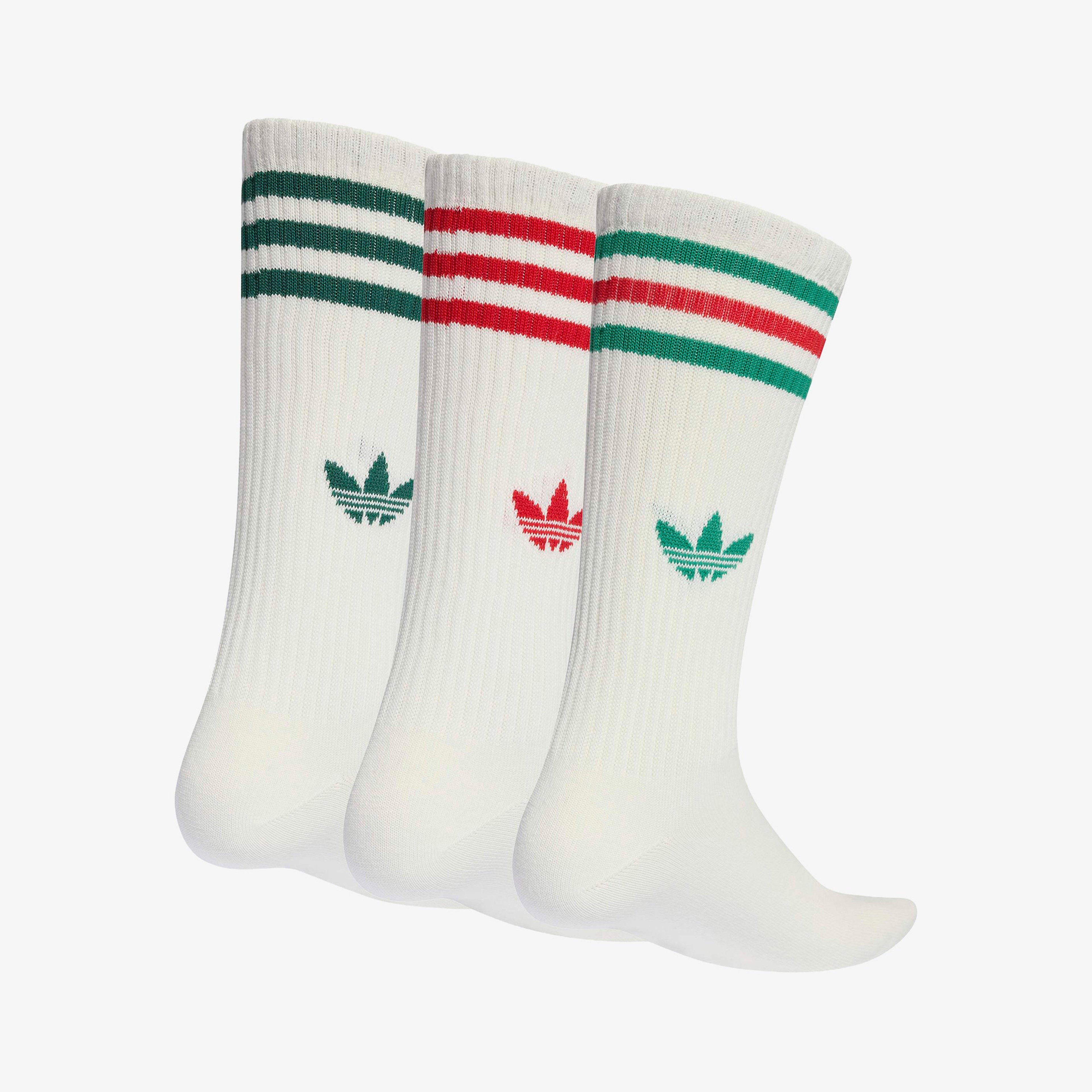 adidas 3S High Crew Unisex Beyaz 3'lü Çorap