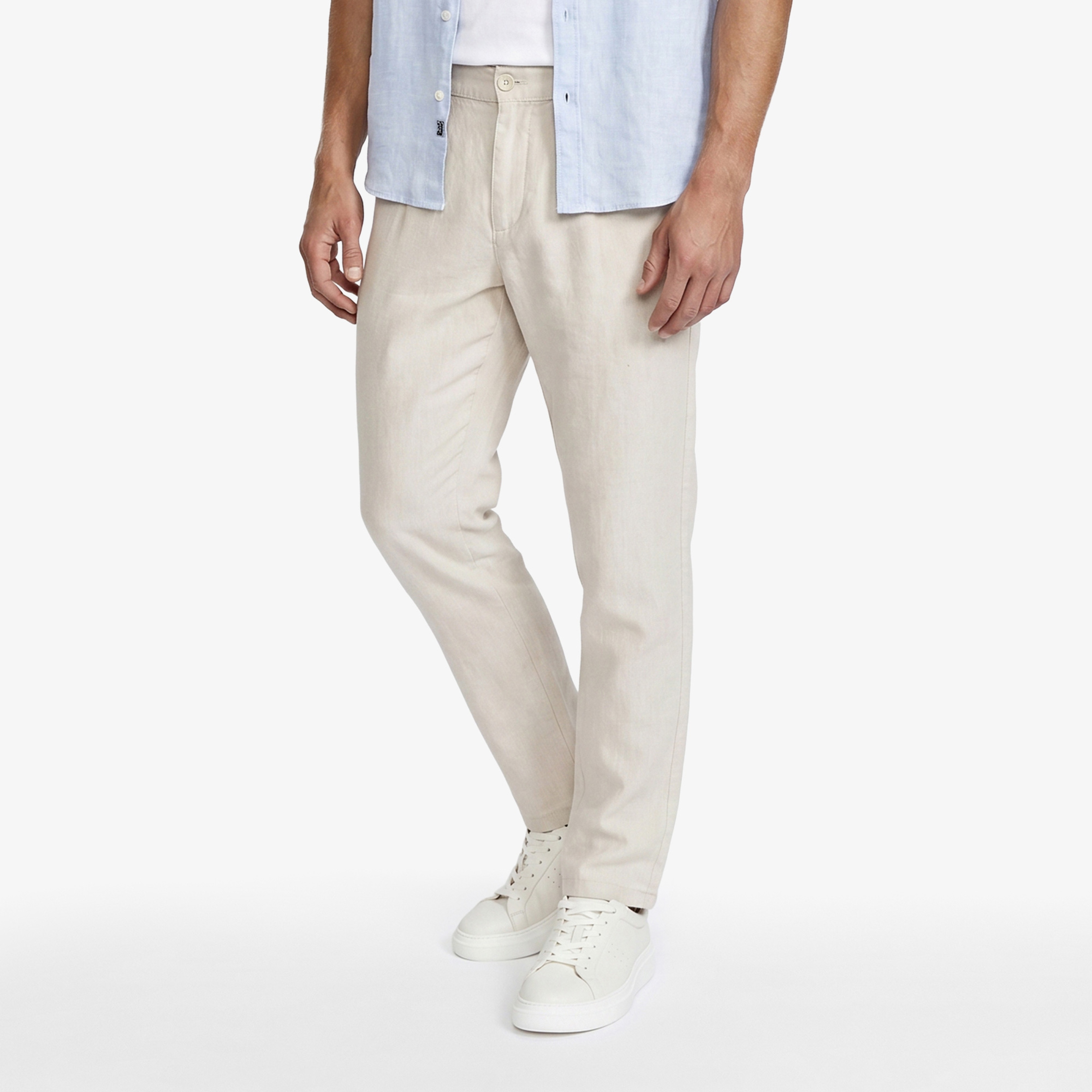 Nautica Regular Fit Erkek Krem Pantolon