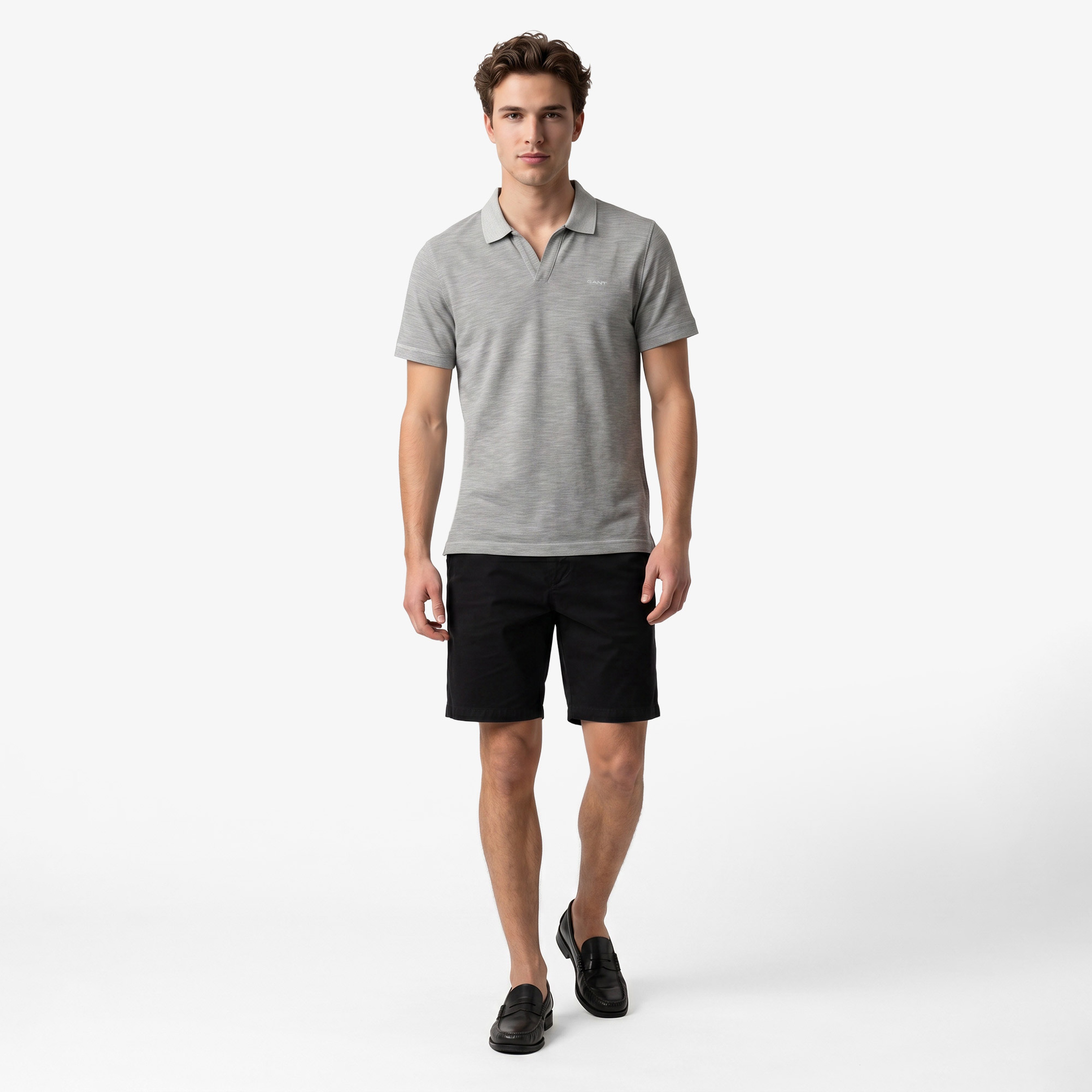GANT Erkek Yeşil Regular Fit Polo Yaka T-Shirt
