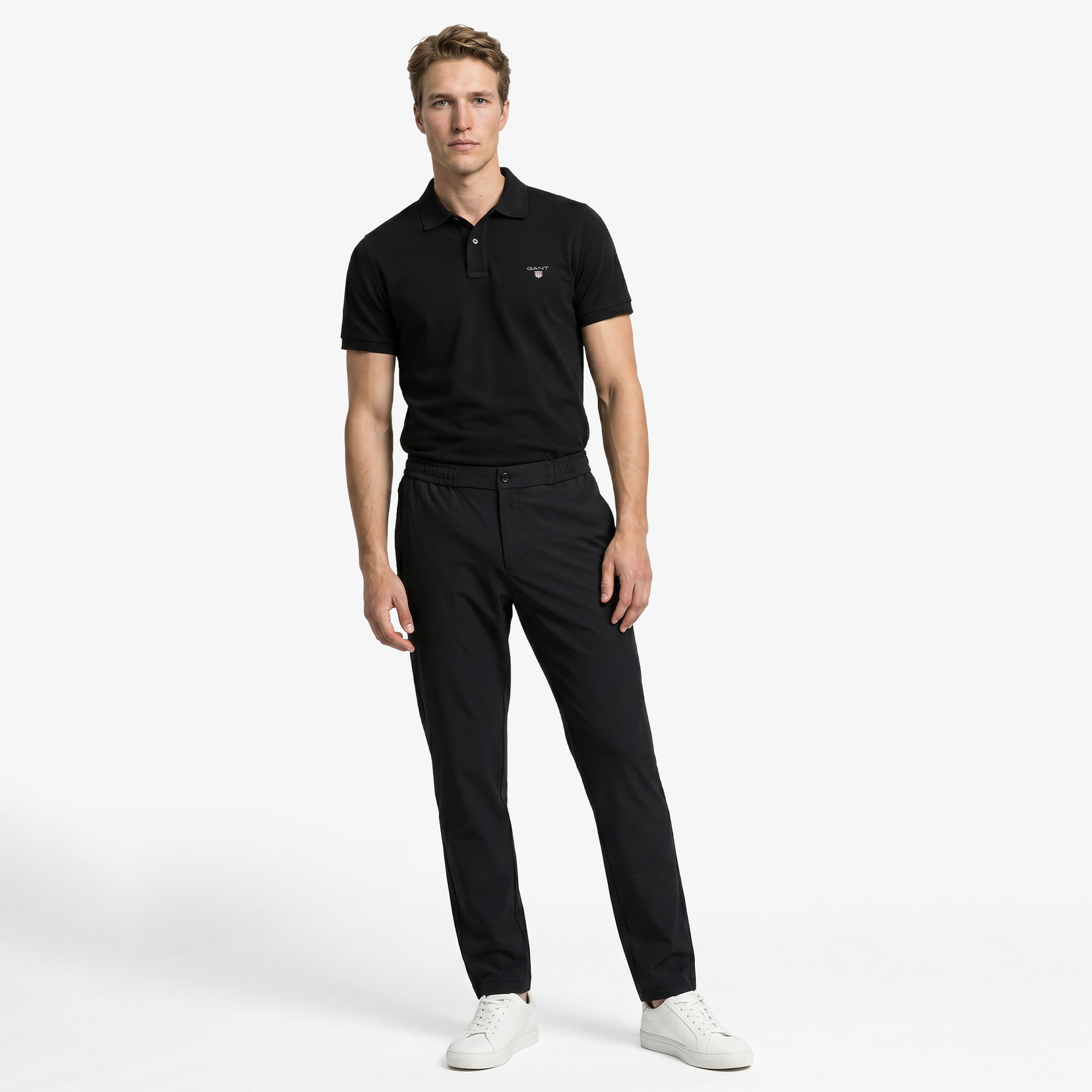 GANT Erkek Siyah Regular Fit Smart Jogger Pantolon
