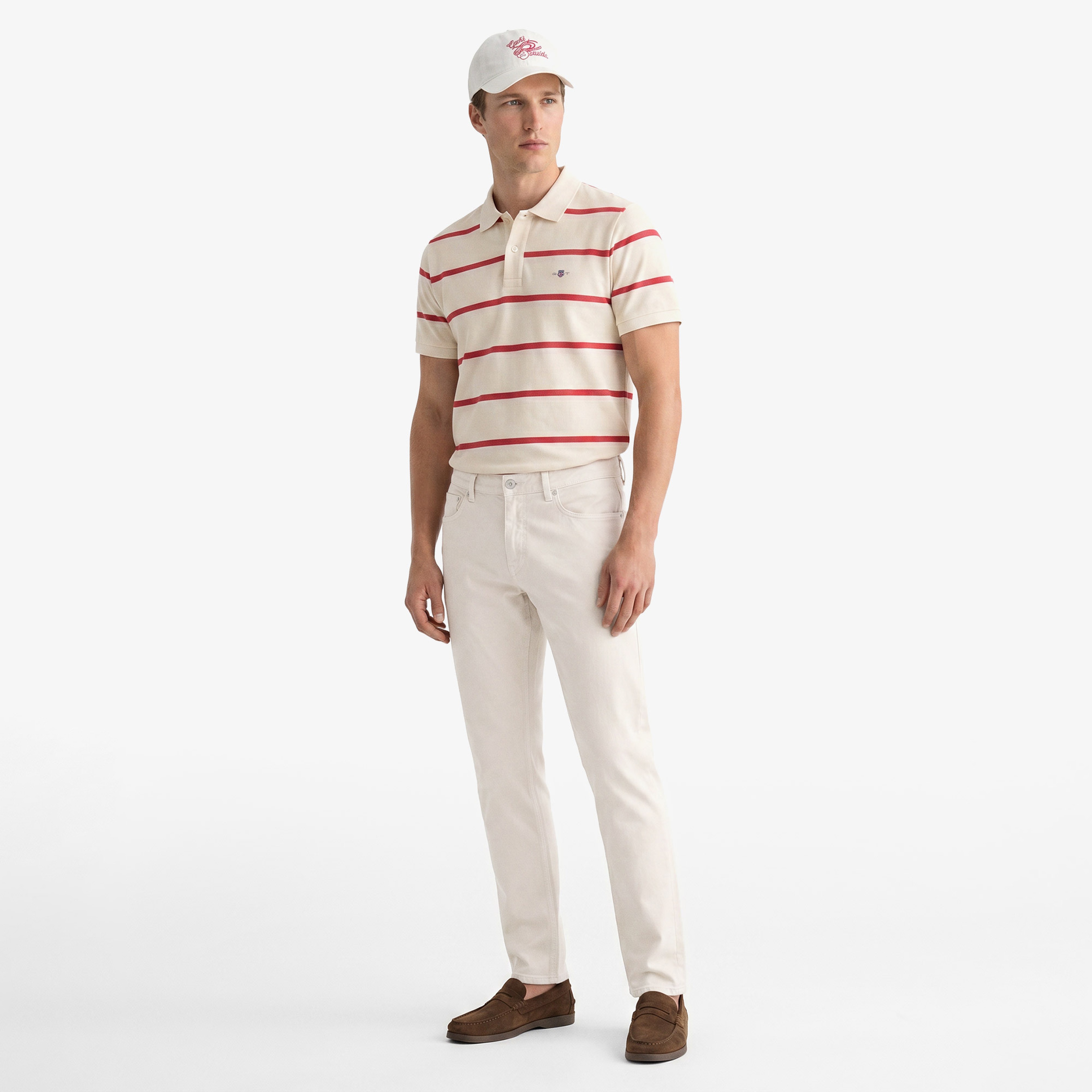 GANT Erkek Bej Slim Fit Jean