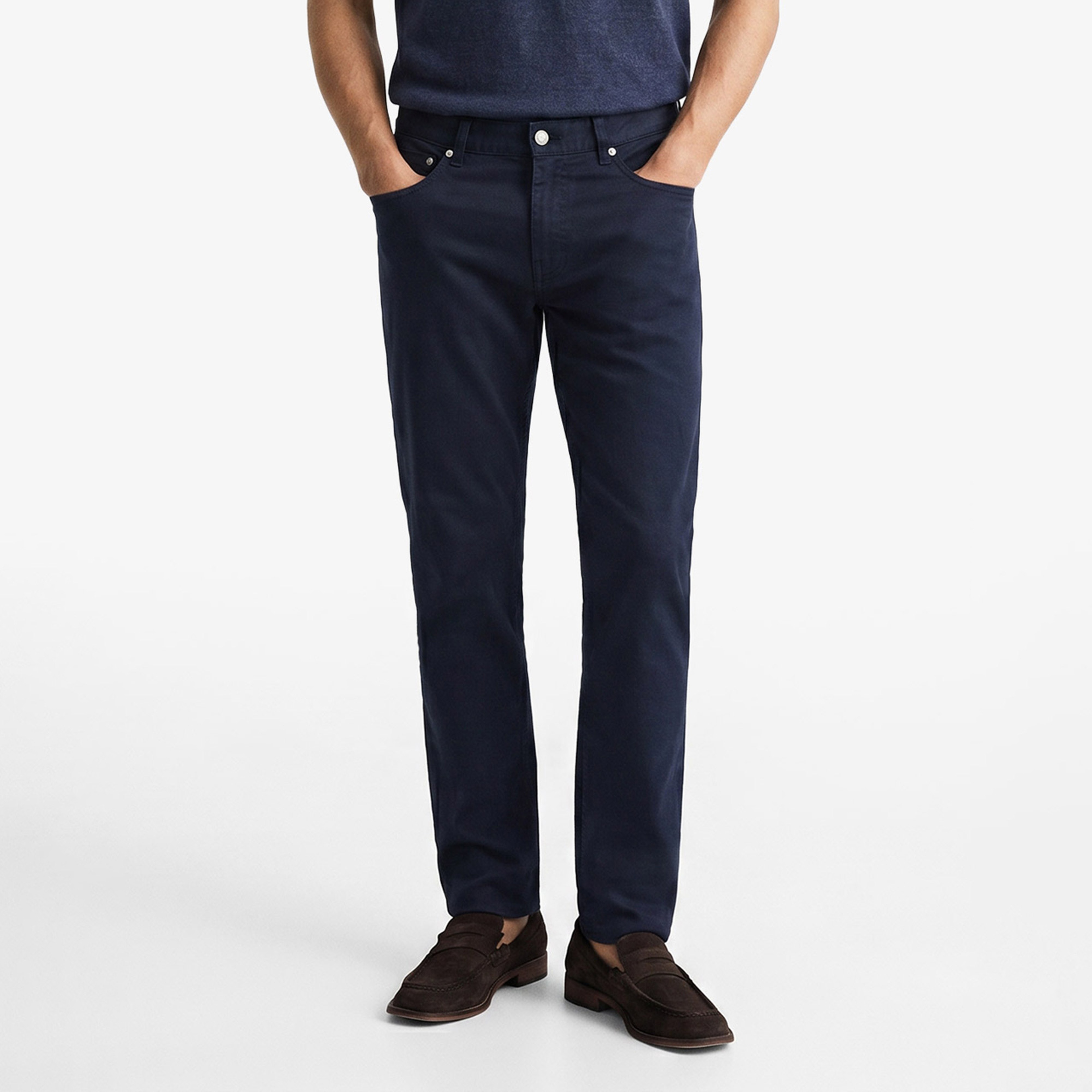 GANT Erkek Lacivert Slim Fit Jean