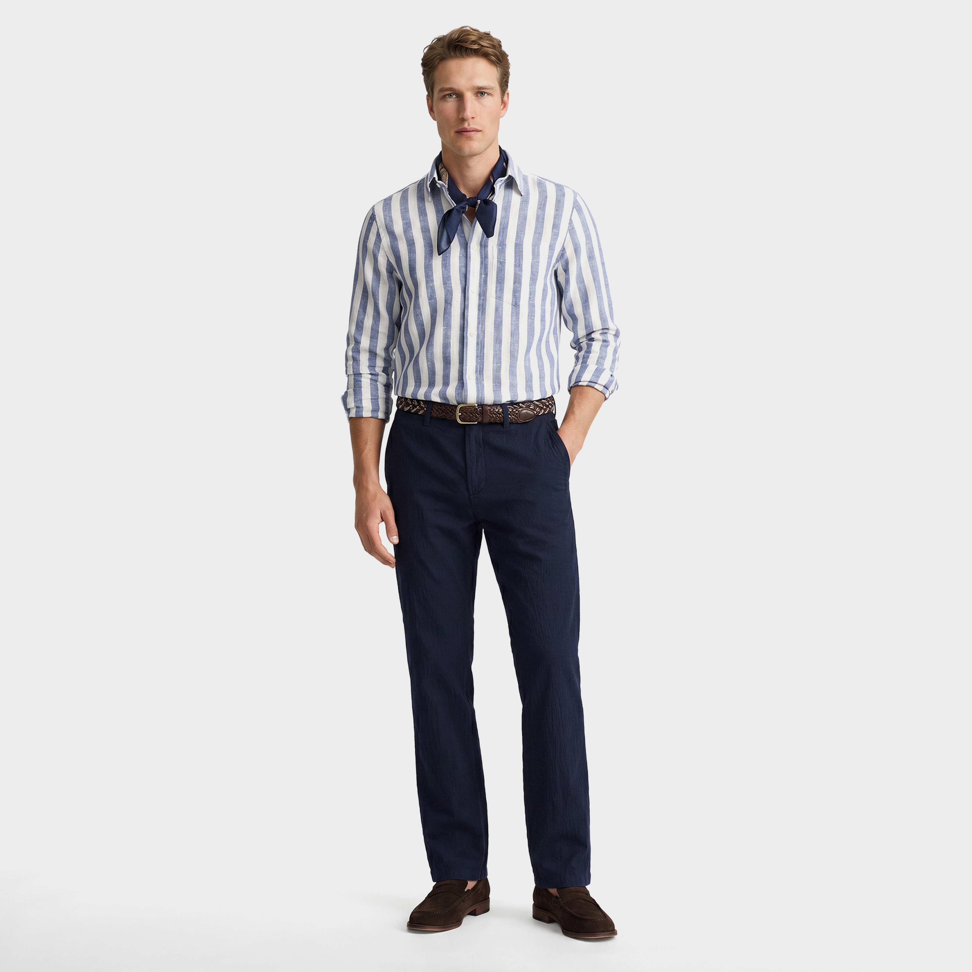 GANT Erkek Lacivert Regular Fit Pantolon