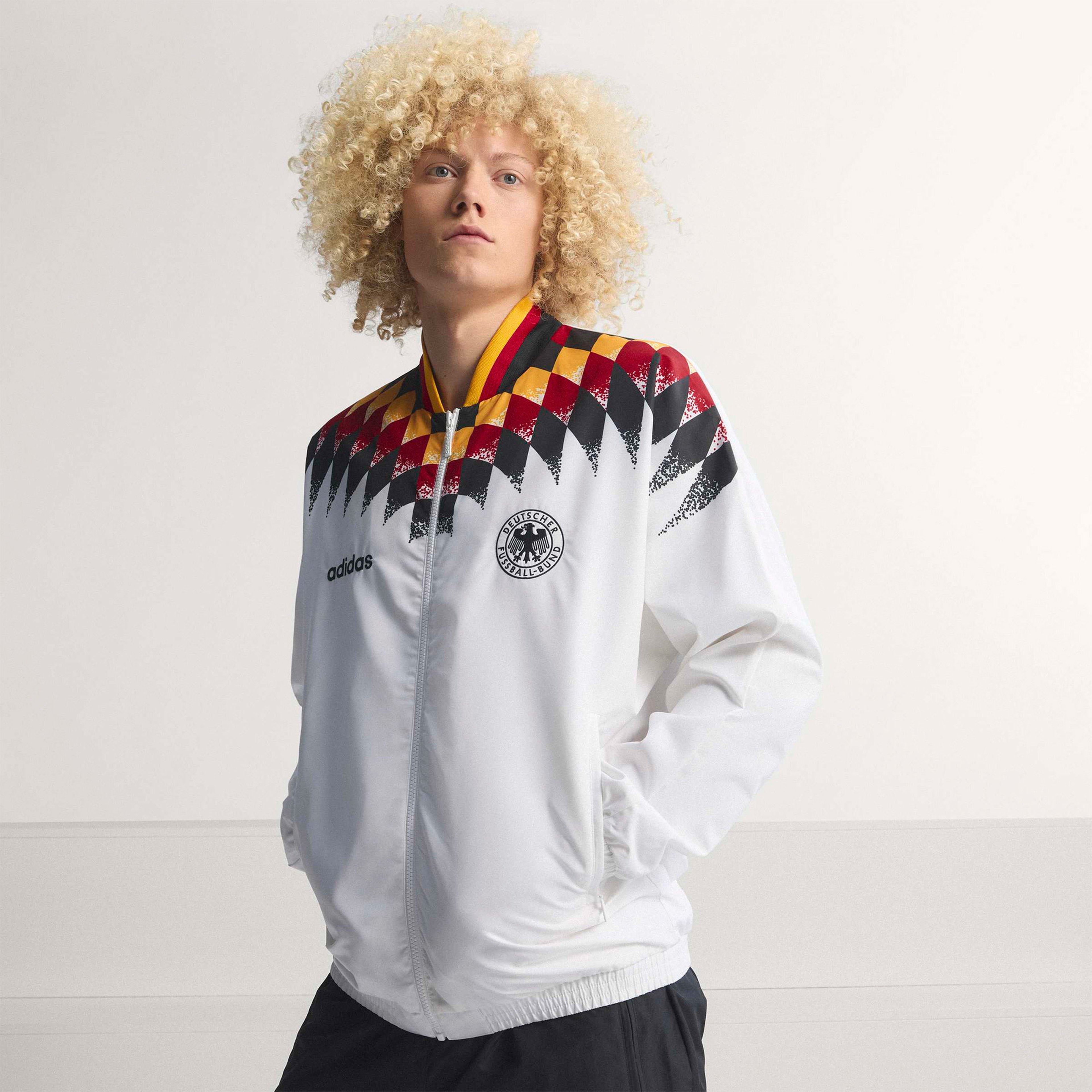 adidas Performance DFB TT 94 Erkek Beyaz Eşofman Üstü