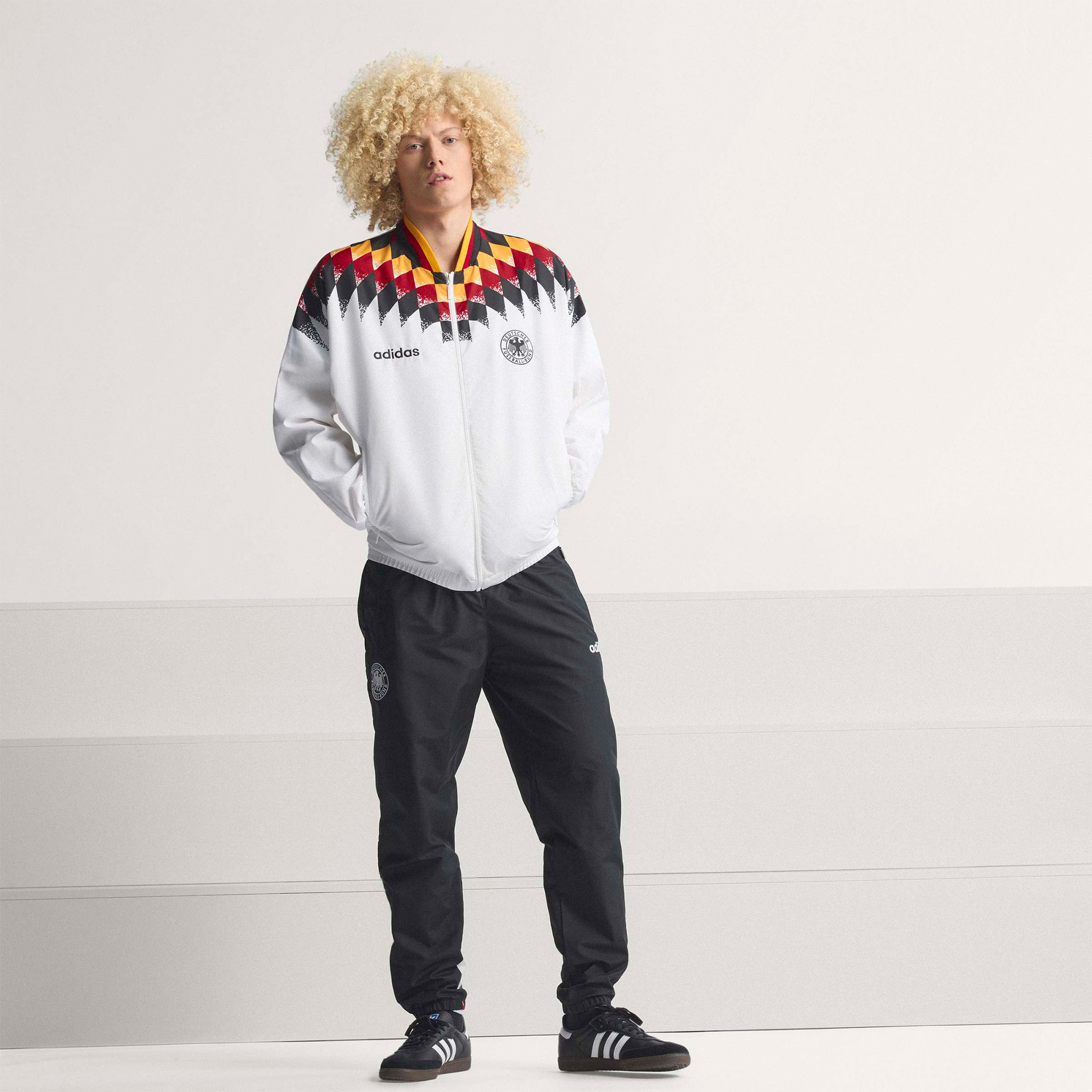 adidas Performance DFB TT 94 Erkek Beyaz Eşofman Üstü