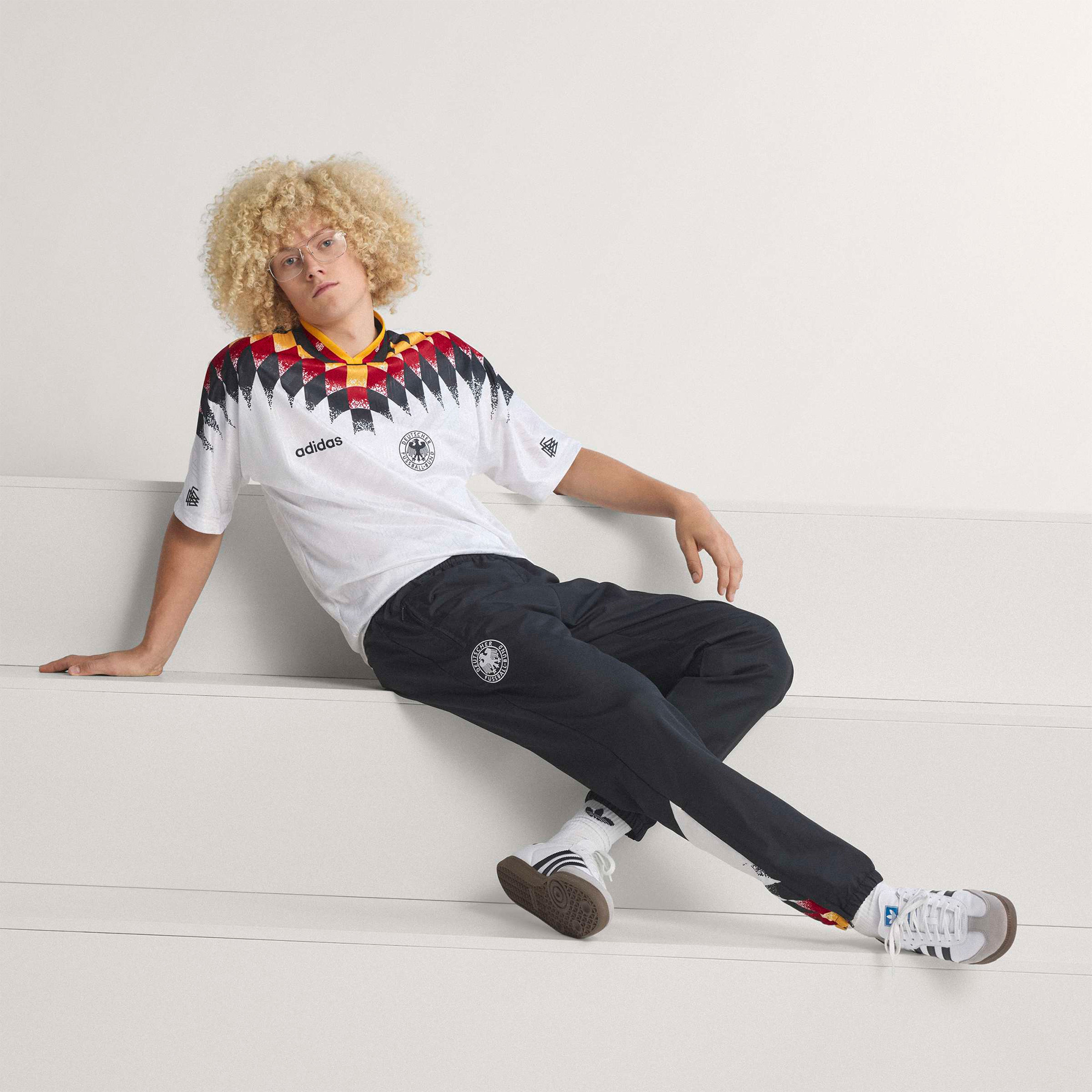 adidas Performance DFB TP 94 Erkek Siyah Eşofman Altı