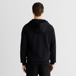 GANT Erkek Siyah Fermuarlı Kapüşonlu Sweatshirt