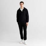 GANT Erkek Siyah Fermuarlı Kapüşonlu Sweatshirt
