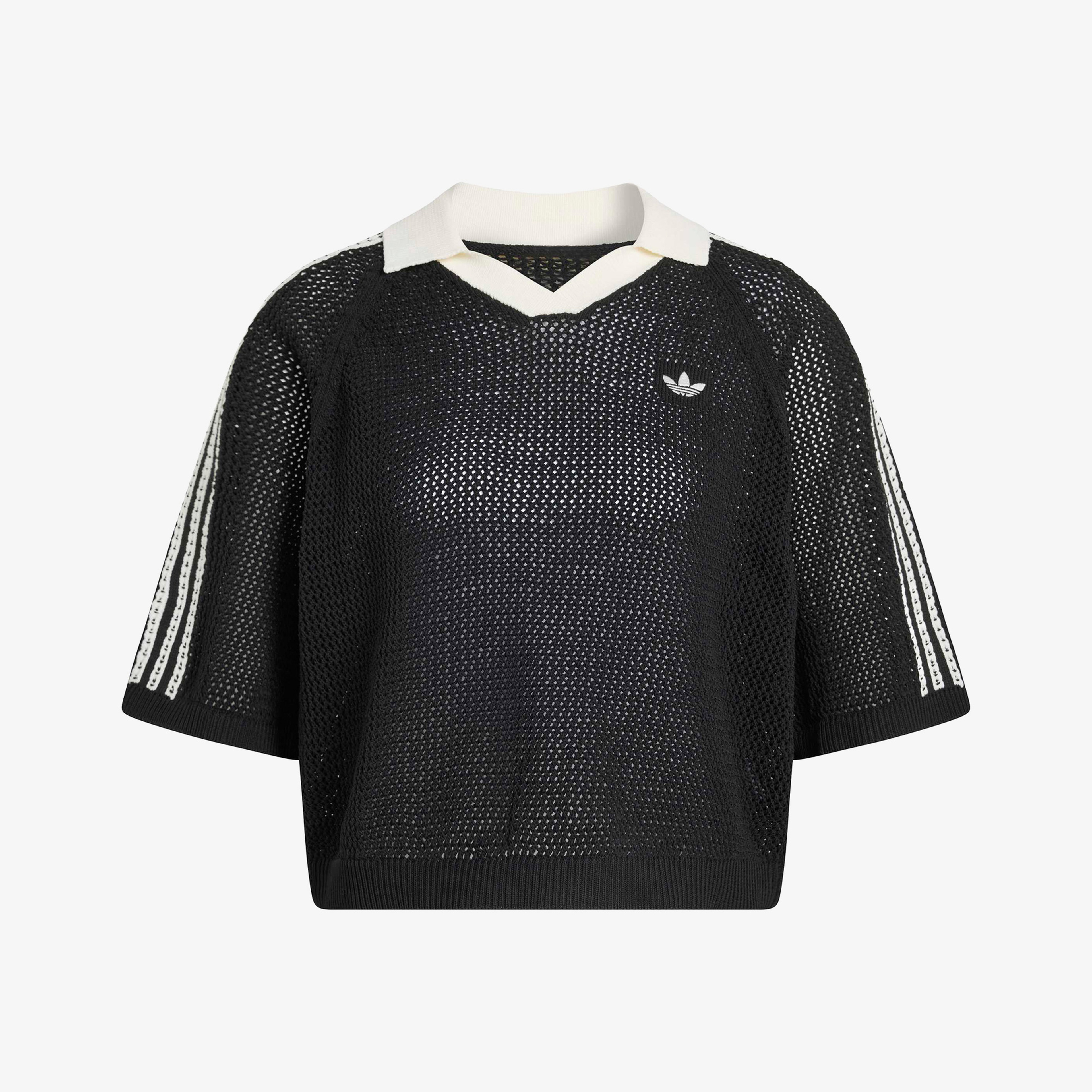 adidas Crochet Kadın Siyah Polo