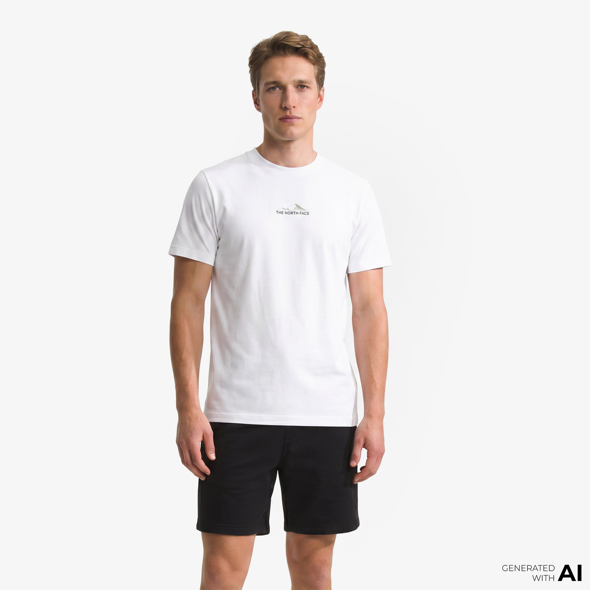 The North Face Odles Tech Erkek Beyaz T-Shirt