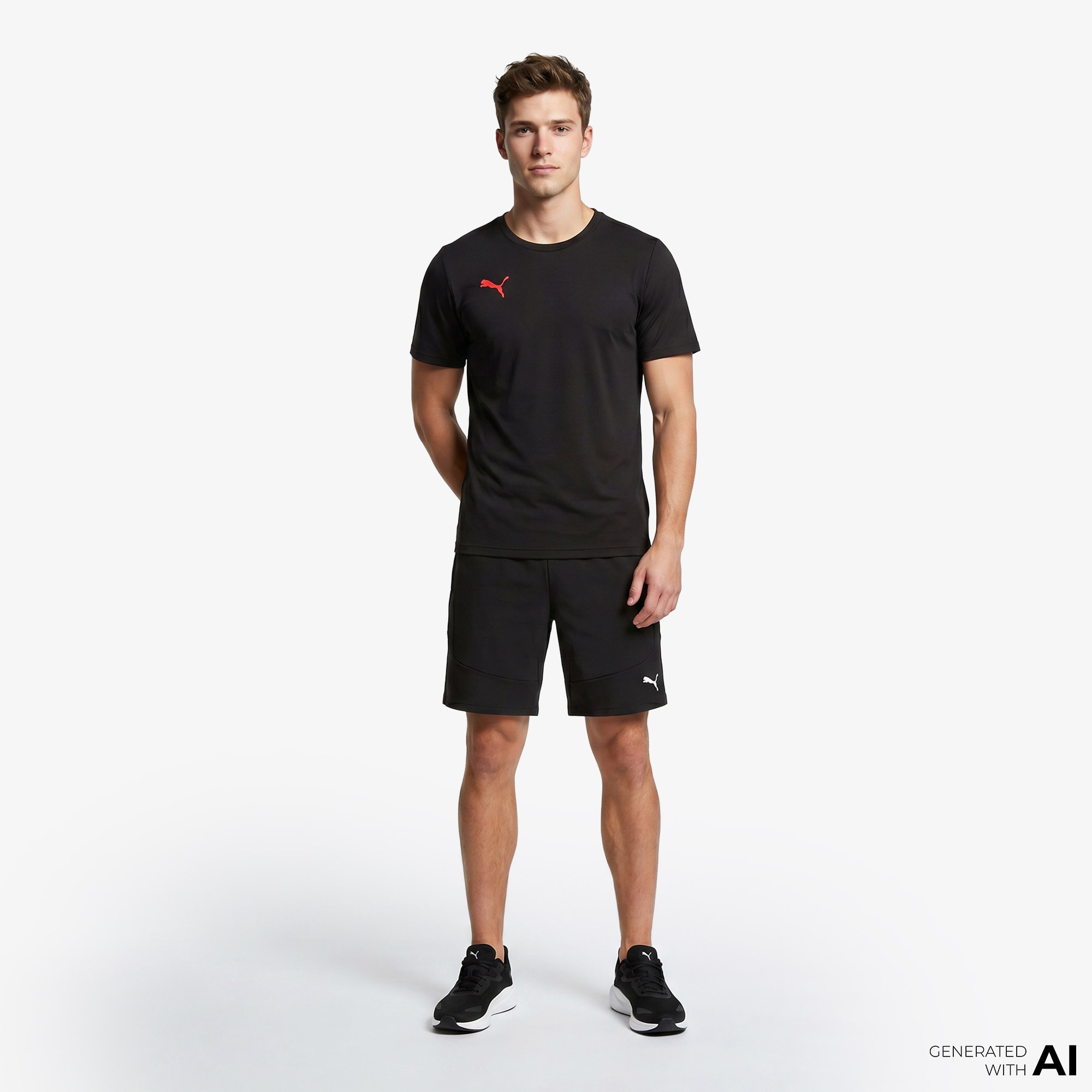Puma Individual Rise Erkek Siyah Forma