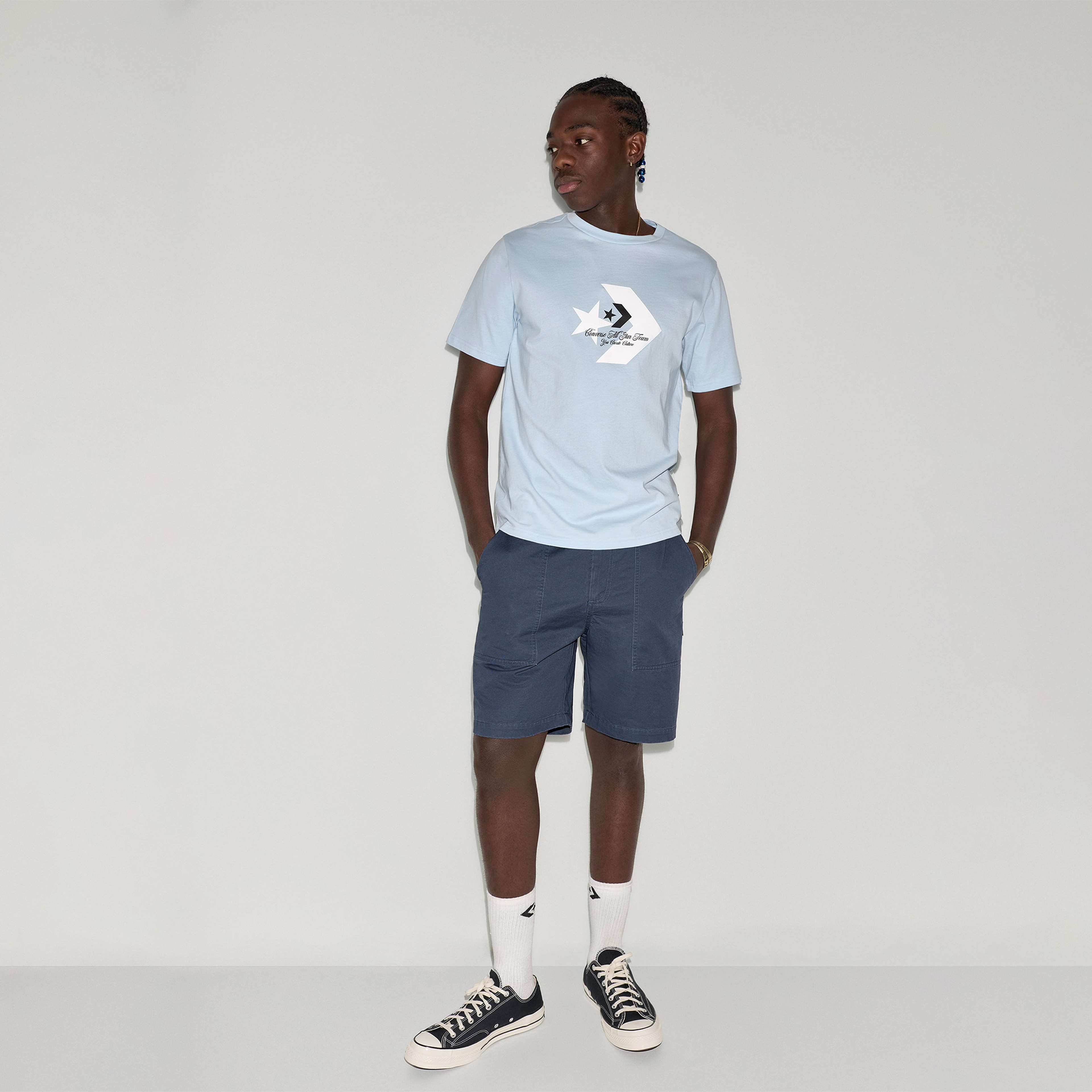 Converse Erkek Lacivert Şort