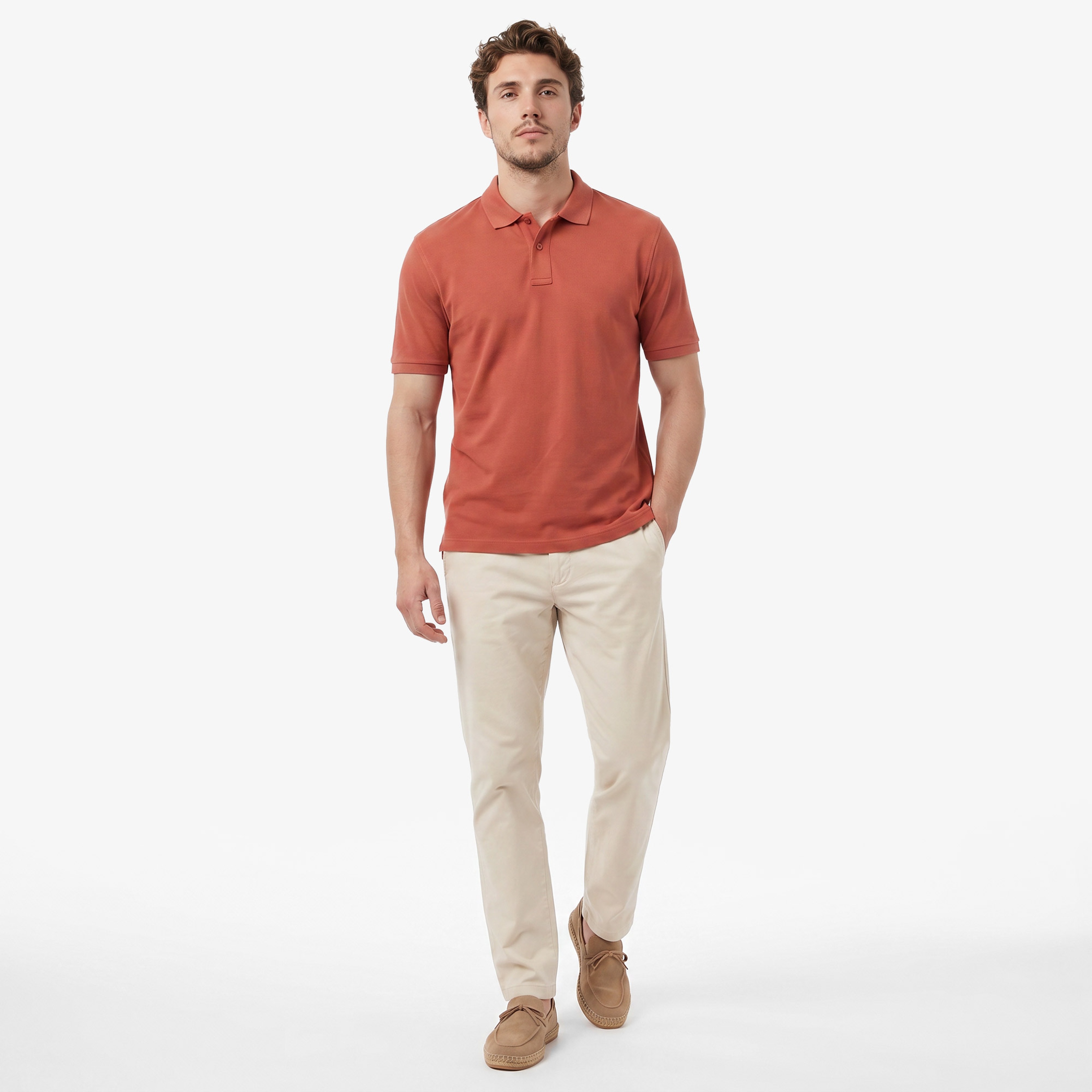 Nautica Regular Fit Erkek Bej Pantolon