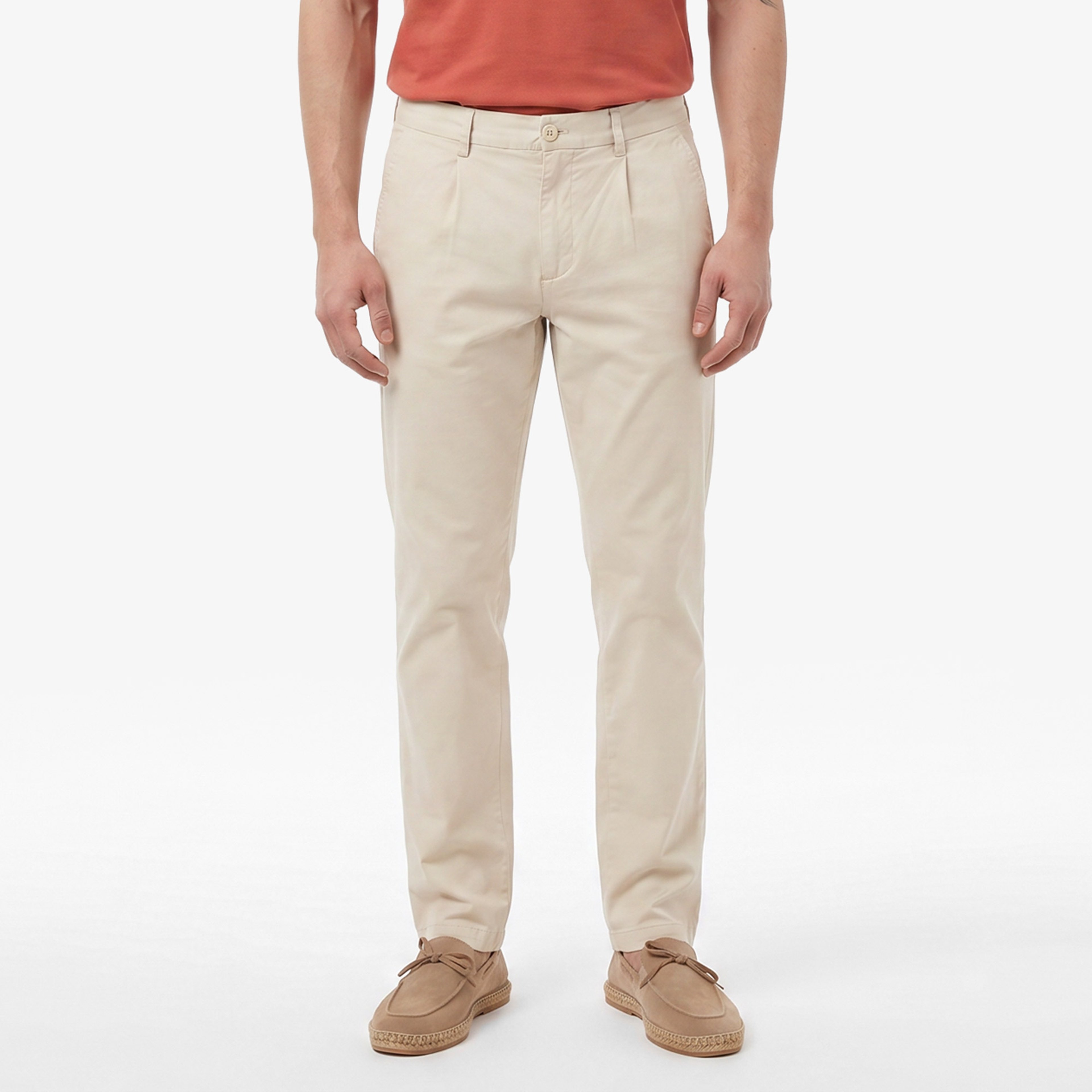 Nautica Regular Fit Erkek Bej Pantolon