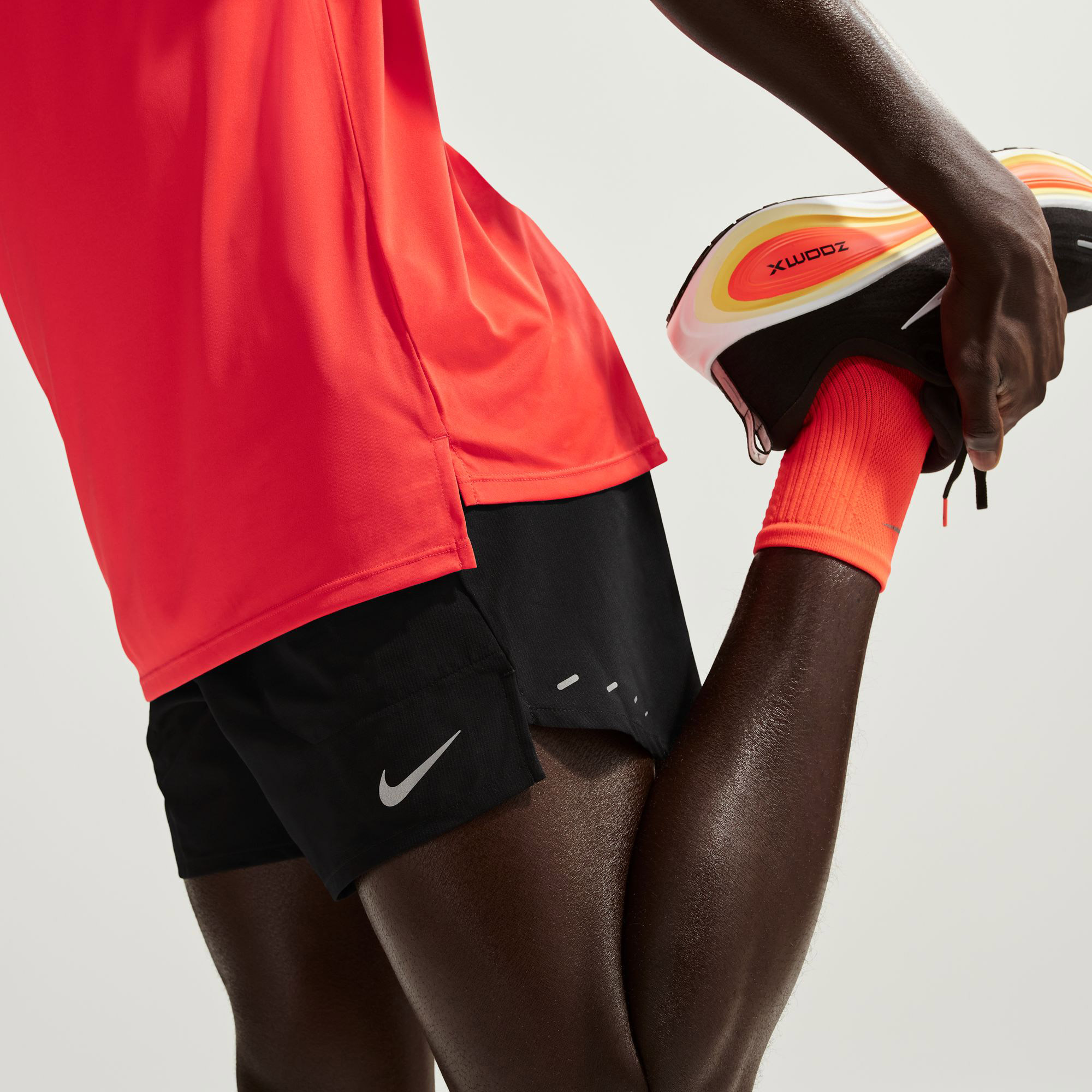 Nike Dri-FIT Stride Erkek Siyah Koşu Şort