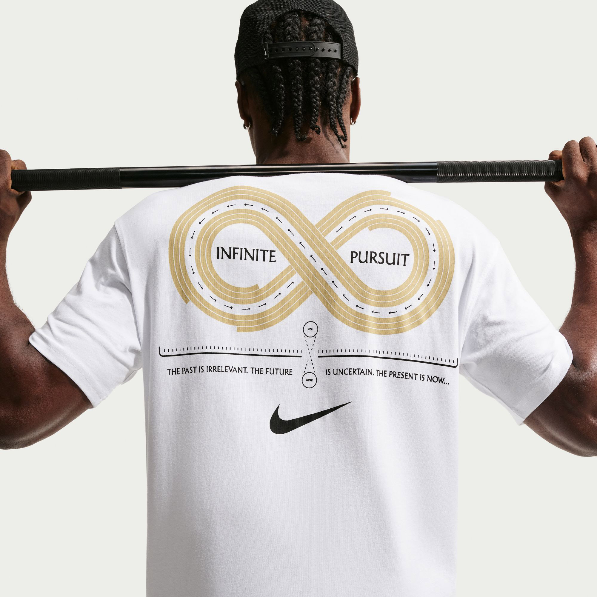 Nike Train Infnty Erkek Beyaz Antrenman T-Shirt