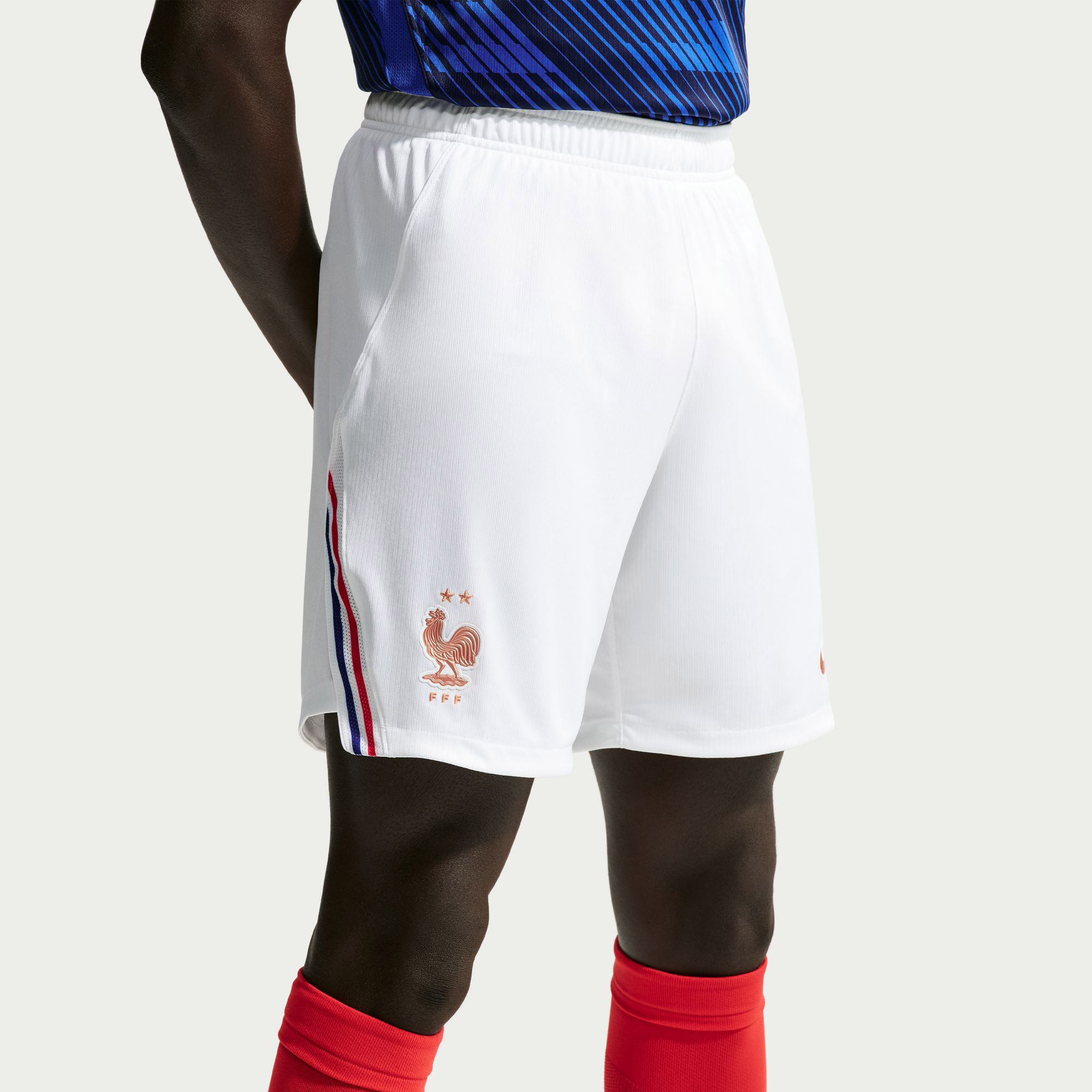Nike Dri-FIT FFF 2026 Stadium Home Erkek Beyaz Futbol Şort