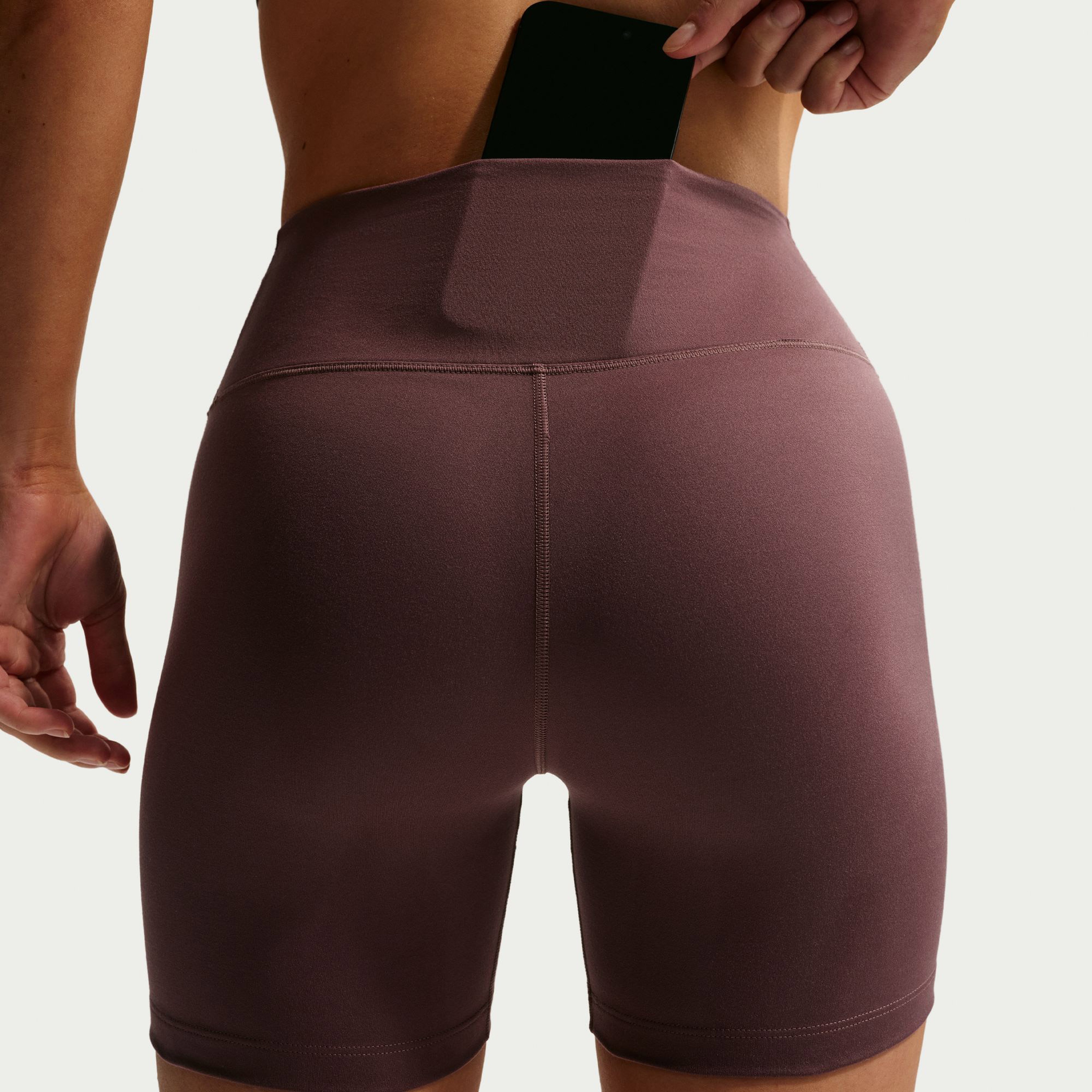 Nike Dri-FIT One Kadın Mor Antrenman Şort