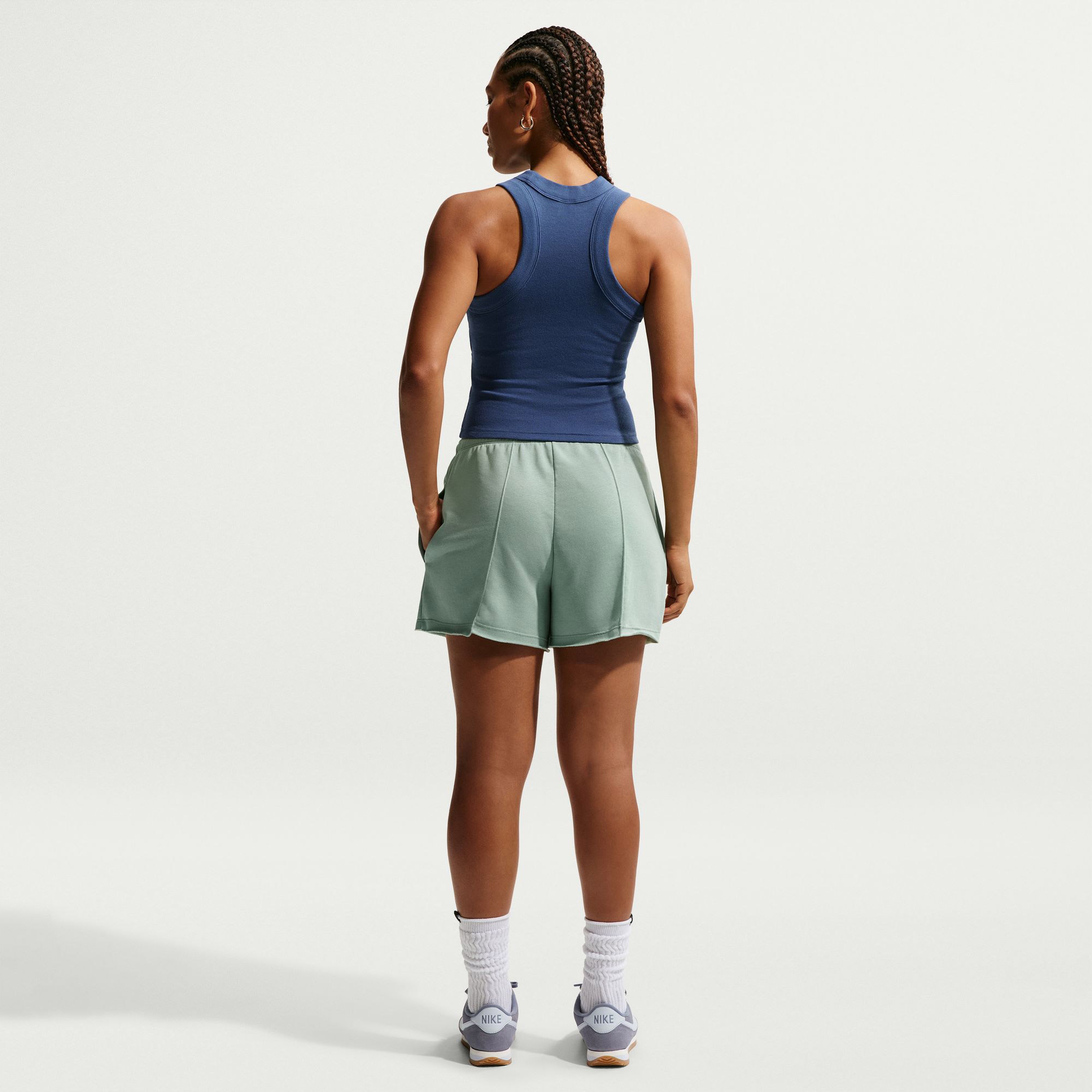 Nike Sportswear Chill Terry Kadın Yeşil Şort
