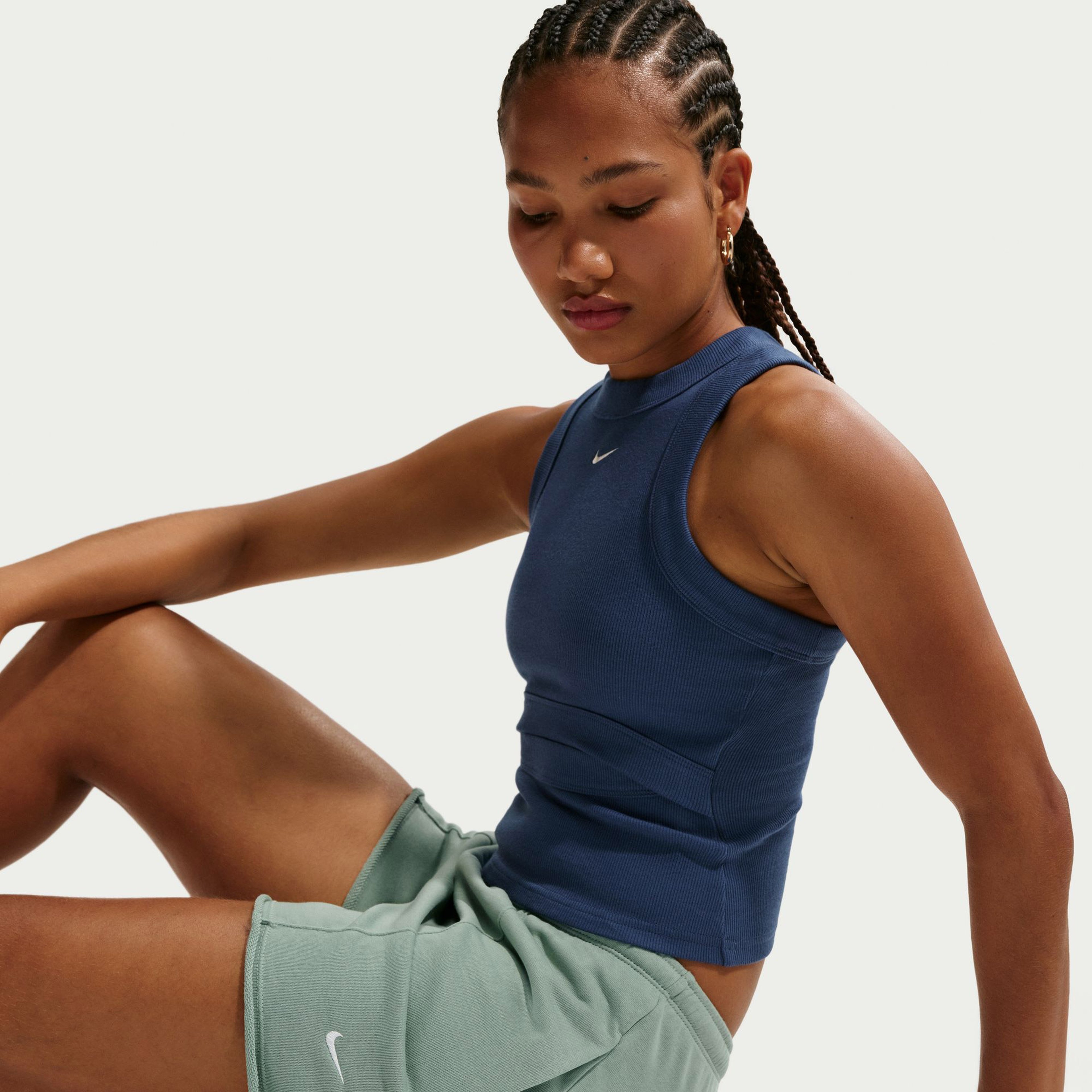 Nike Sportswear Chill Terry Kadın Yeşil Şort