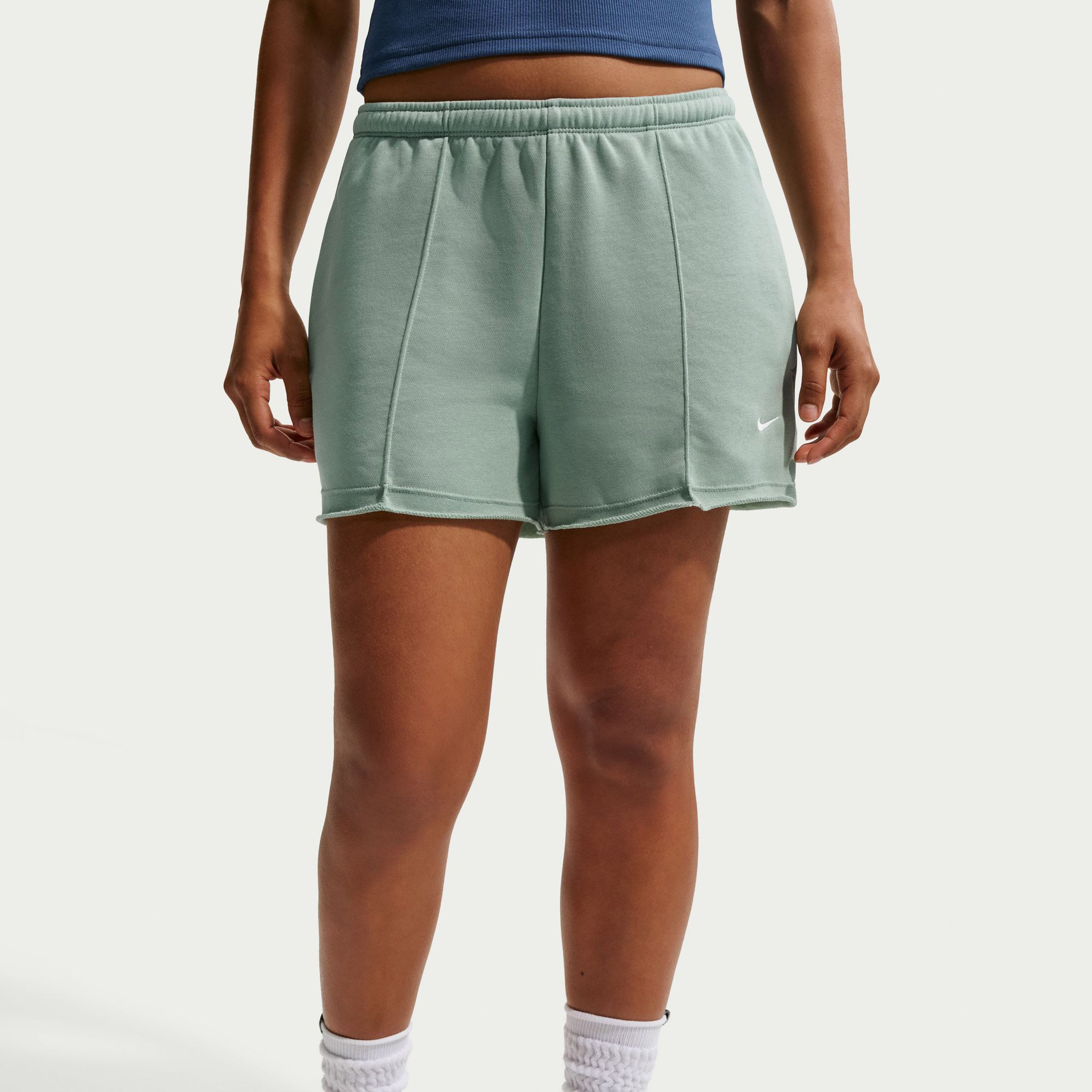 Nike Sportswear Chill Terry Kadın Yeşil Şort