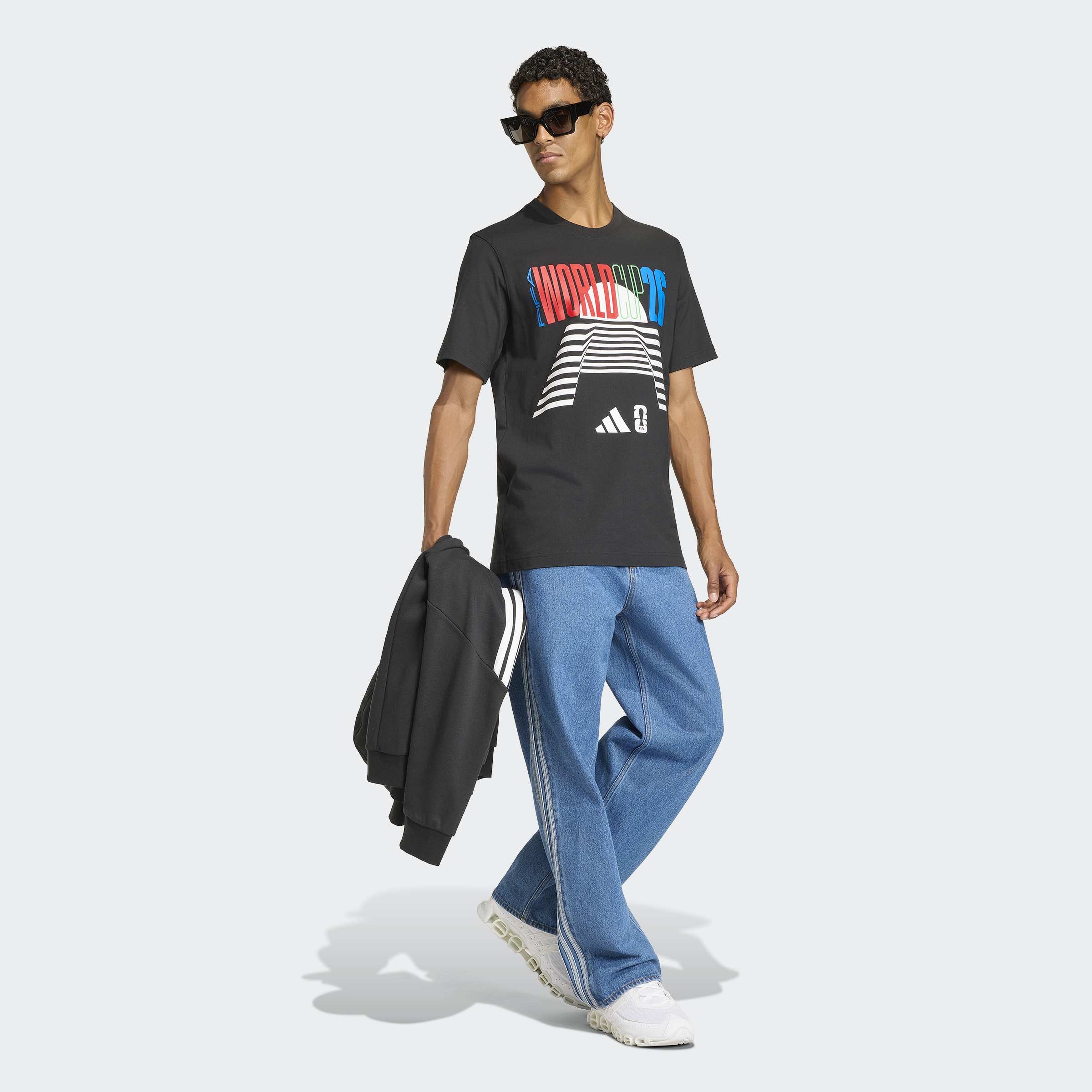 adidas Wc Tour 1 Erkek Siyah T-Shirt